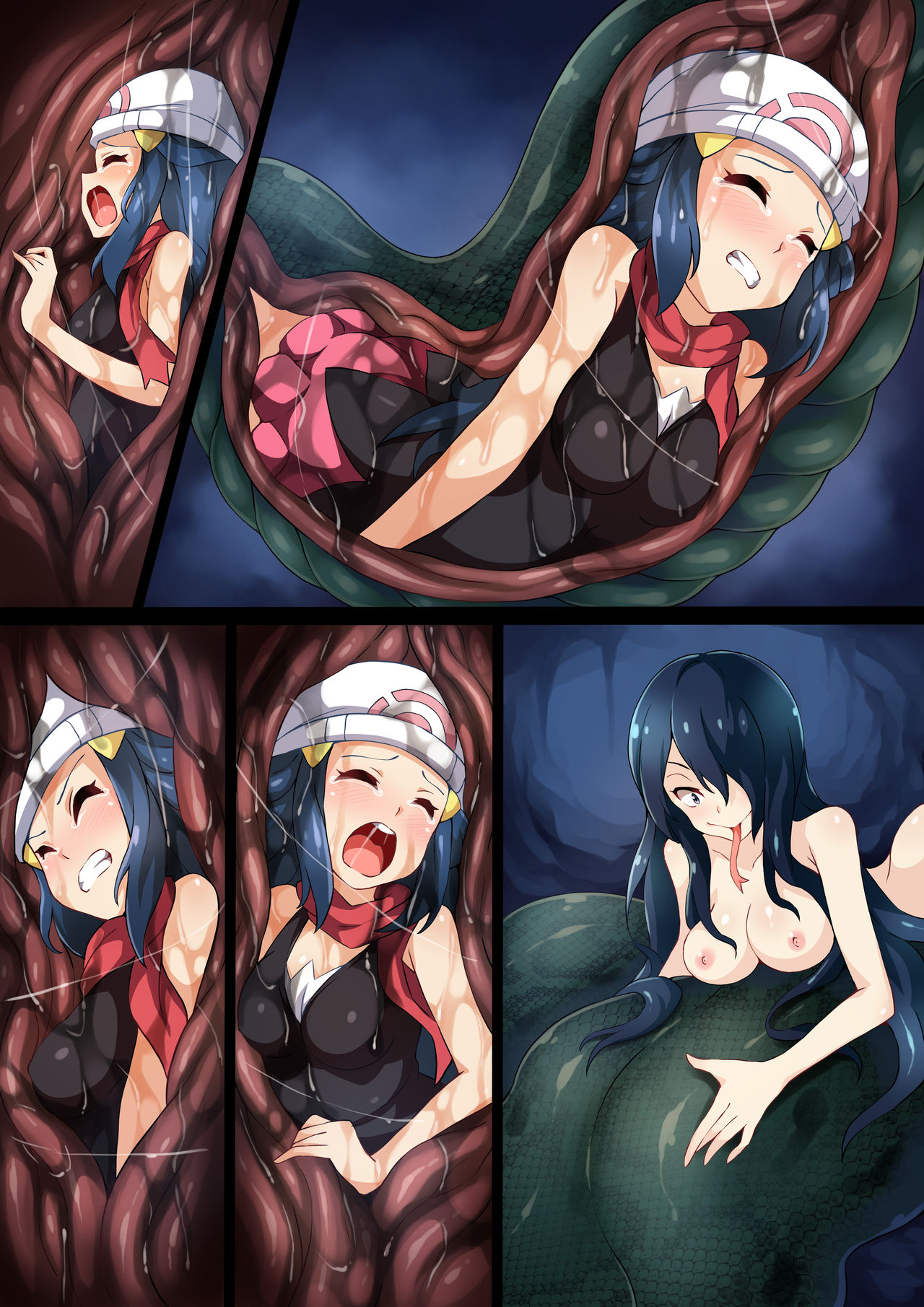 [Mist Night (Arniro)] Hell Of Swallowed (Hikari with Lamia) (Pokemon) page 24 full