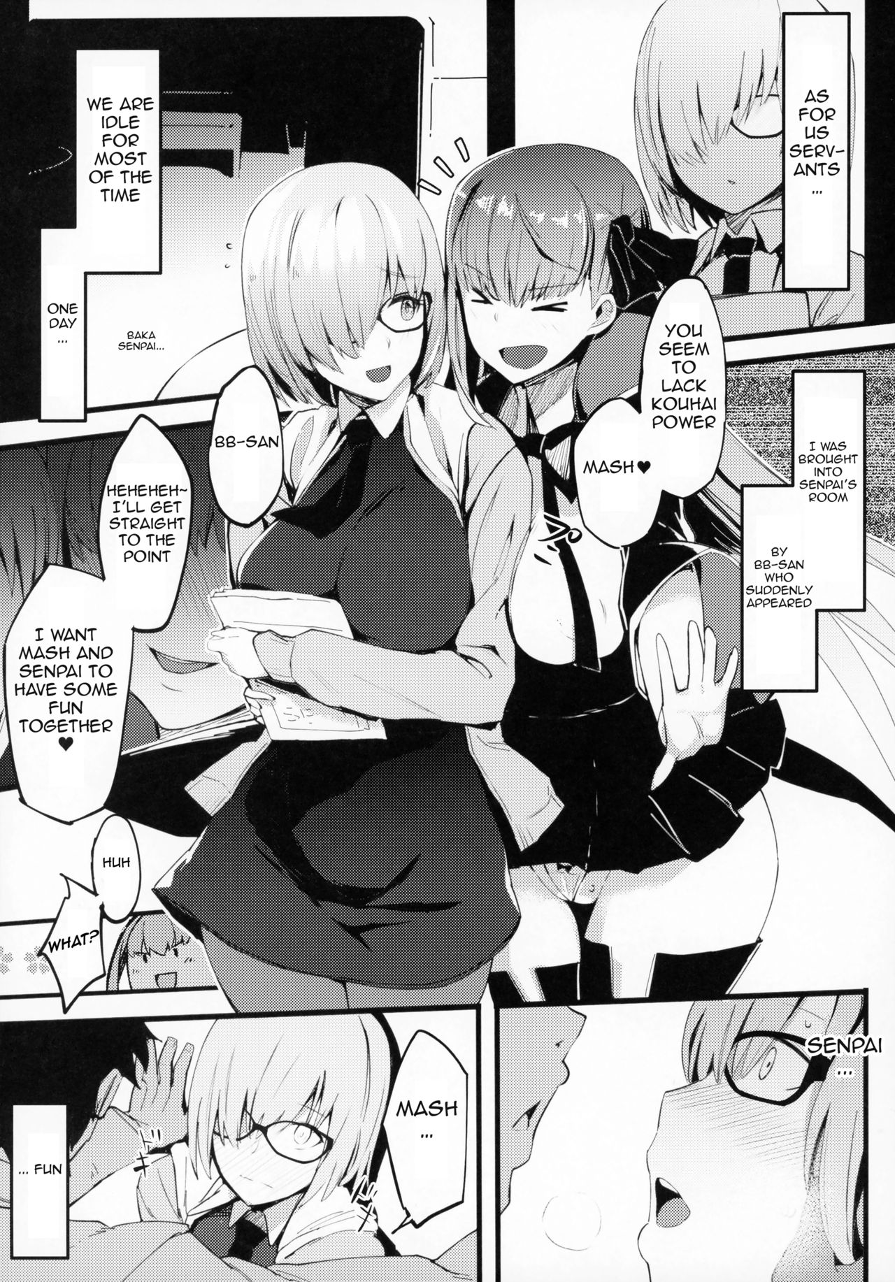 (C93) [kulmov_ (Kurowa)] Kouhai Channel (Fate/Grand Order) [English] [NHNL] page 4 full