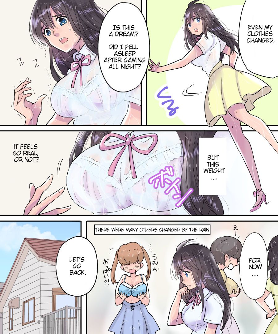 [Amulai Sweet Factory (Torajima Tao)] TS Ame Chuihou ~Fushigina Ame De Hen Warujinsei~ [English] [HuSelf] [Digital] [Incomplete] page 9 full