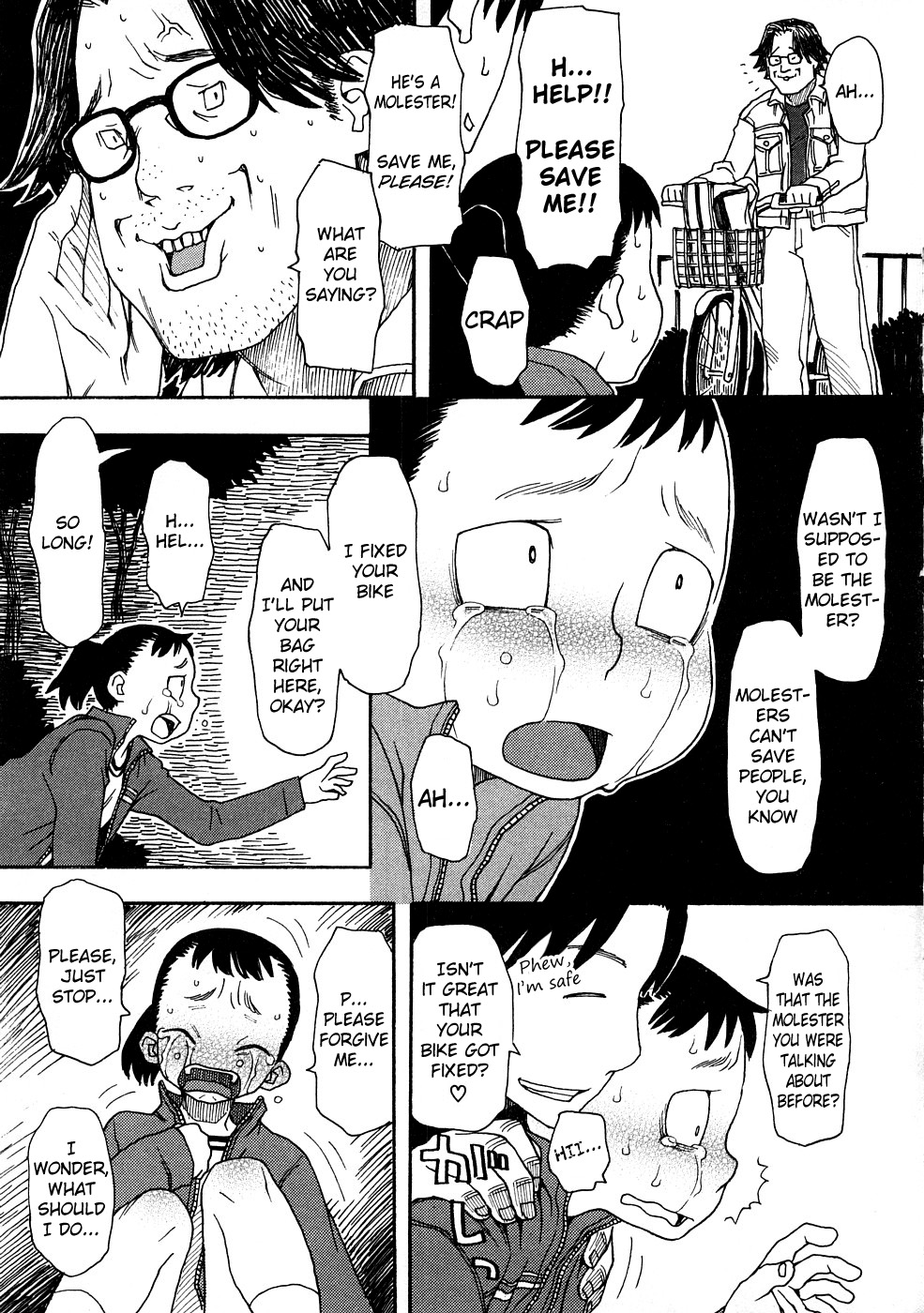 [Oomichi Imuta] Yoru no Kaerimichi | The Way Home at Night (Chikan!! Kyoushuu Zone) [English] =LWB= page 9 full