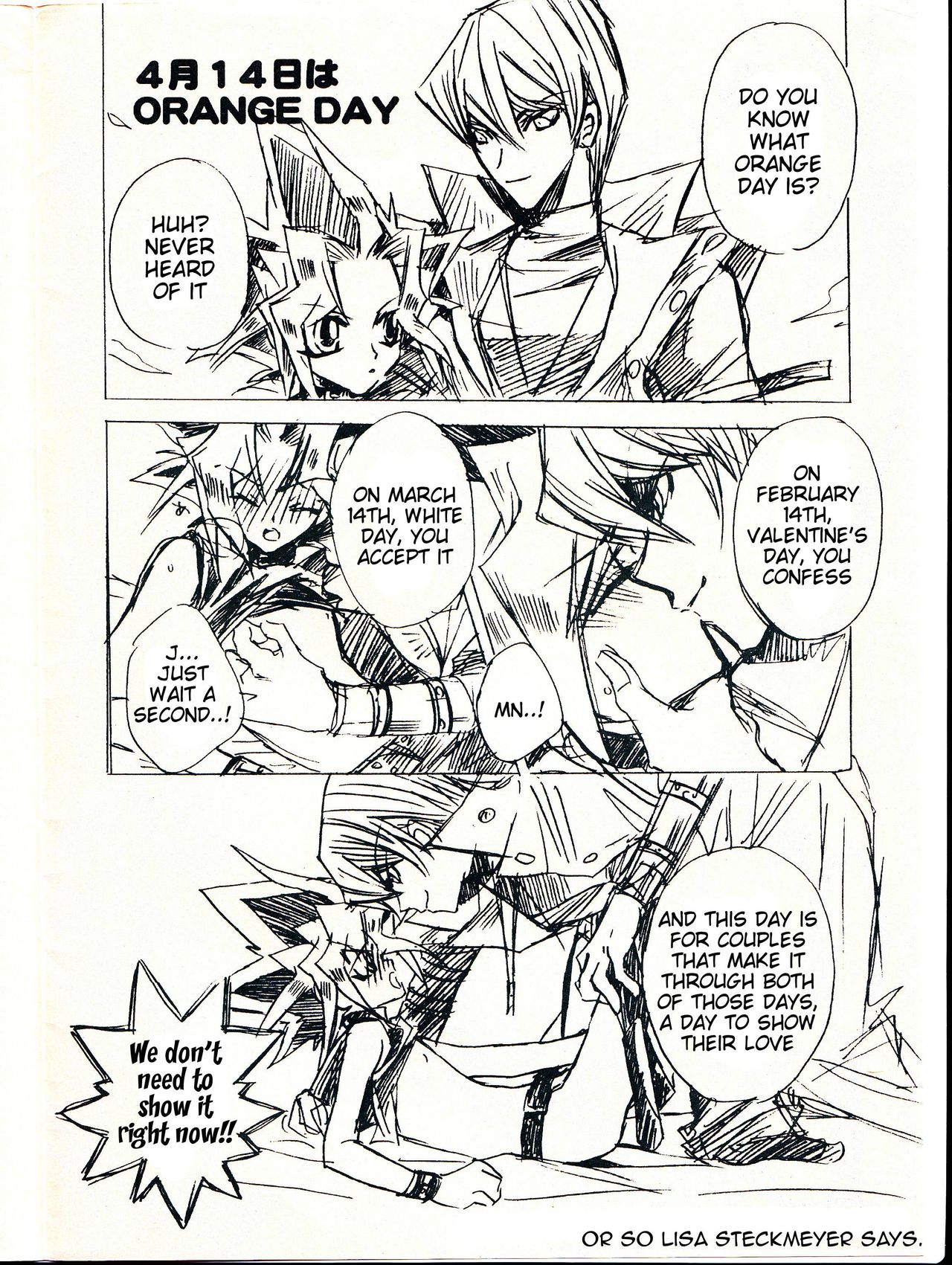 [Romuromu Club (Miike Romuko)] Orange Day (Yu-Gi-Oh!) [English] [Tigoris Translates] page 2 full