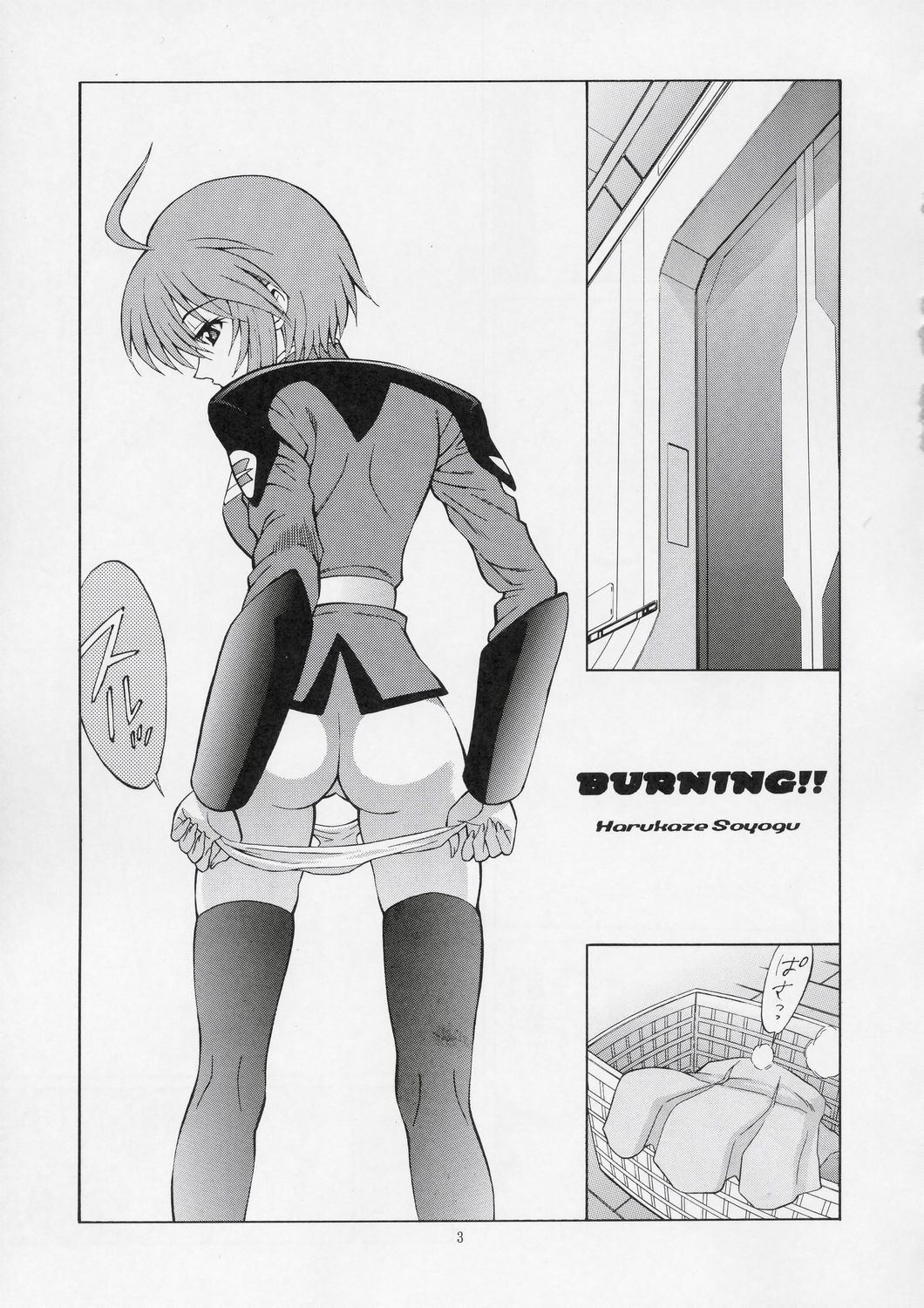 (C67) [GUST (Harukaze Soyogu)] Burning!! (Mobile Suit Gundam SEED DESTINY) page 2 full