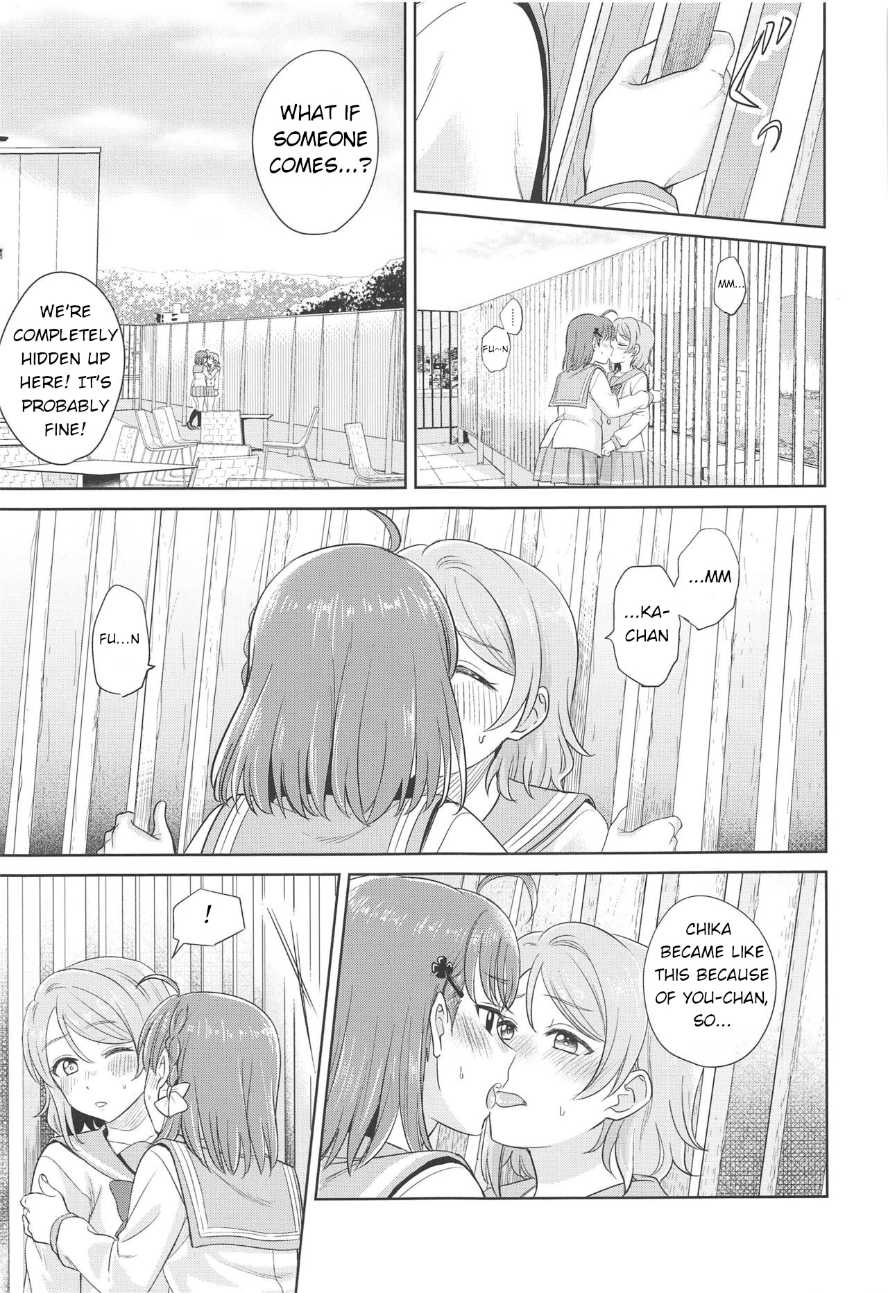 [Mushiyaki!! (Kanbayashi Makoto)] YOU CHIKA XOXO (Love Live! Sunshine!!) [English] page 10 full