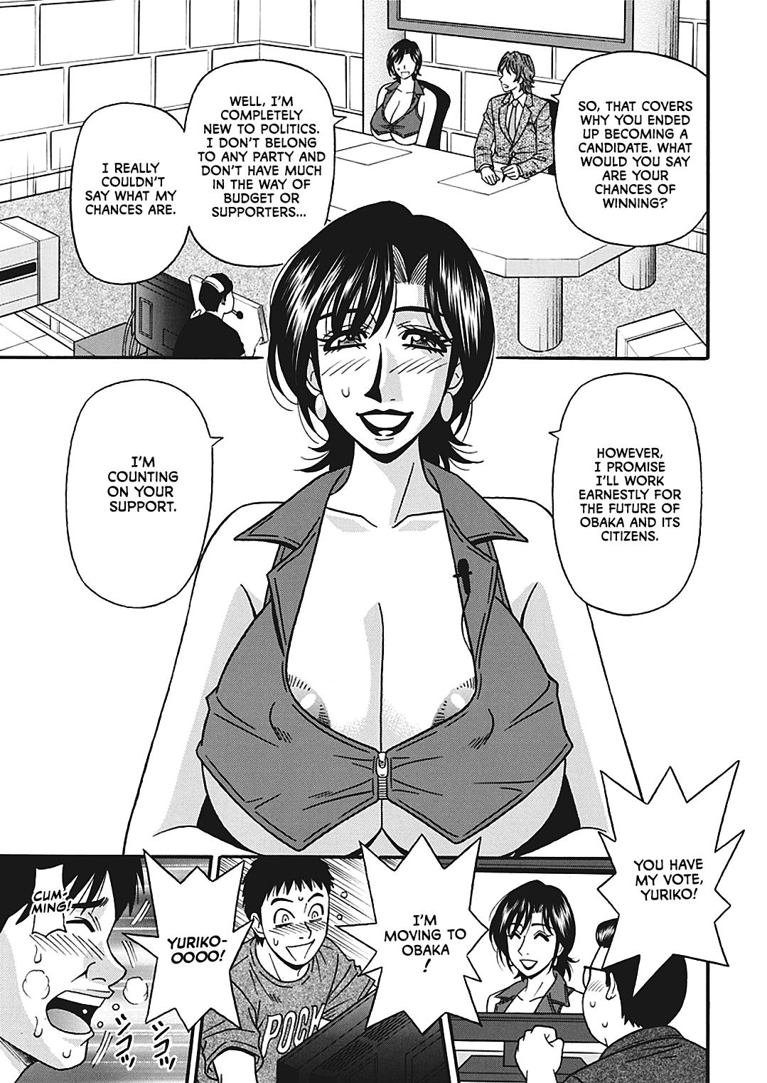 [Ozaki Akira] Porno First ~Yuriko Shichou no H na Kaikaku~ | Porno First ~Mayor Yuriko's Sexy Reform~ Ch. 1-5 [English] [erc] [Digital] page 91 full