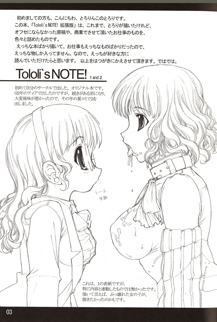 (C66) [Tololinco (Tololi)] Tololi's NOTE! -expansion- page 3 full