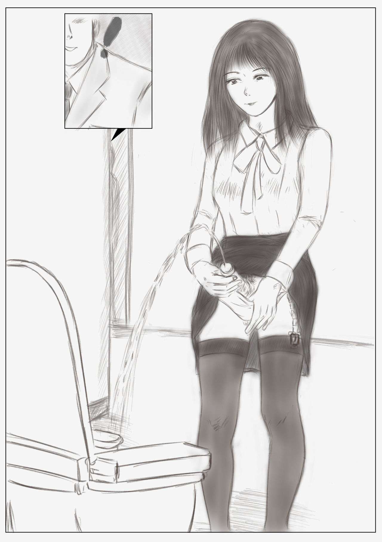 Crossdress teacher in toilet :  toilet rape page 6 full