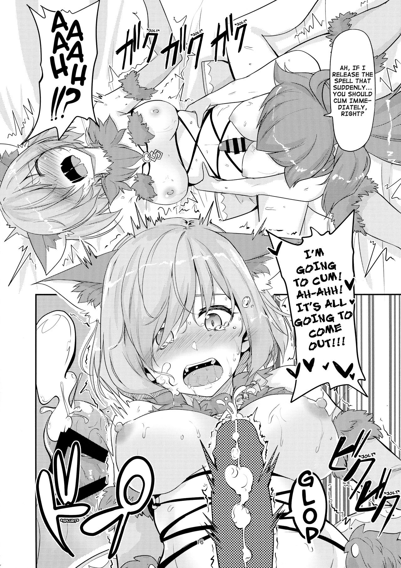 (C96) [obsession! (Hyouga.)] Mash no Hatsujouki to Shitsukekata (Fate/Grand Order) [English] page 16 full