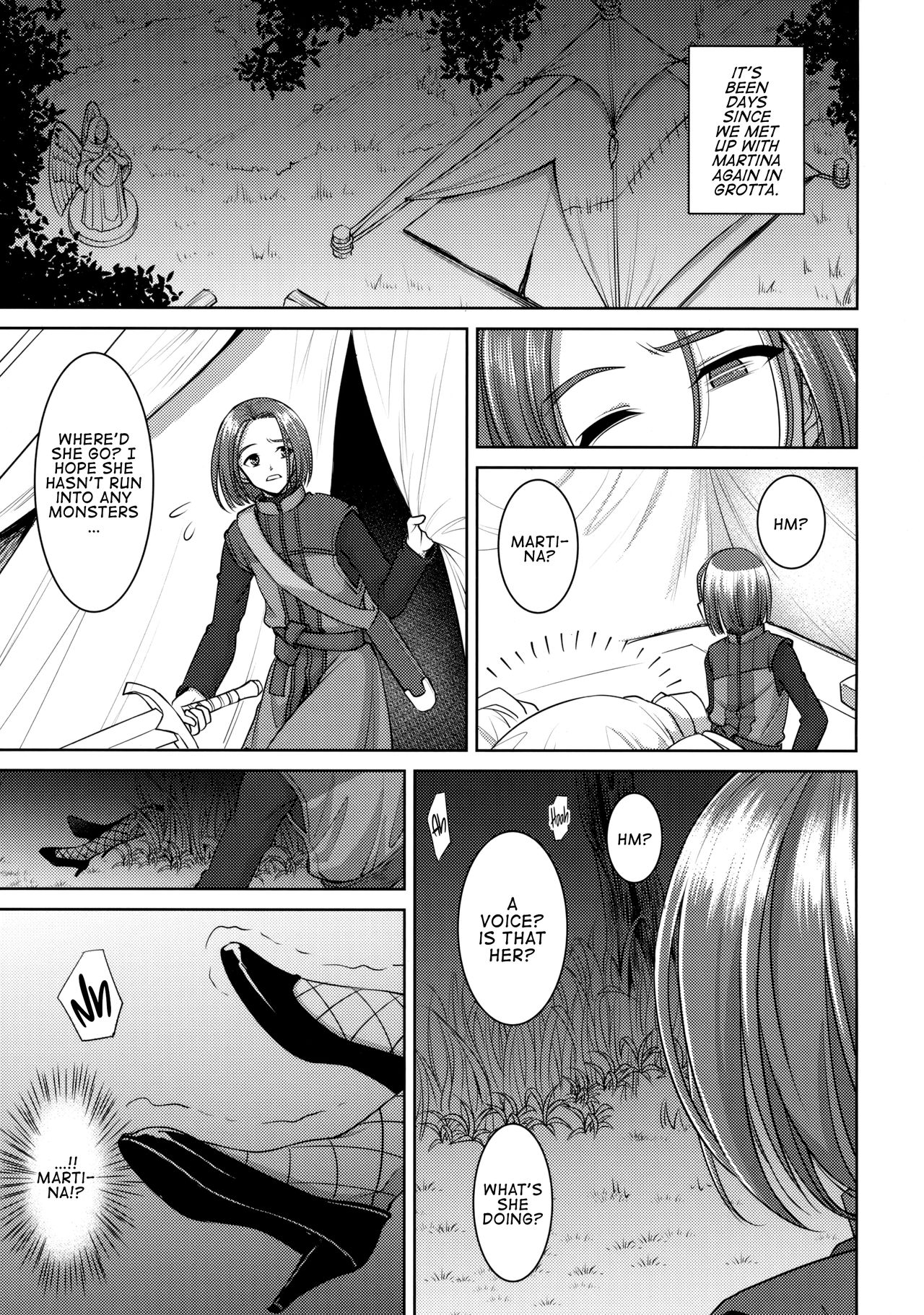 (C93) [Yohsyuan (Son Yohsyu)] Martina-san wa Hatsujouki | Martina in Heat (Dragon Quest XI) [English] =TLL + Fucked Silly= page 2 full