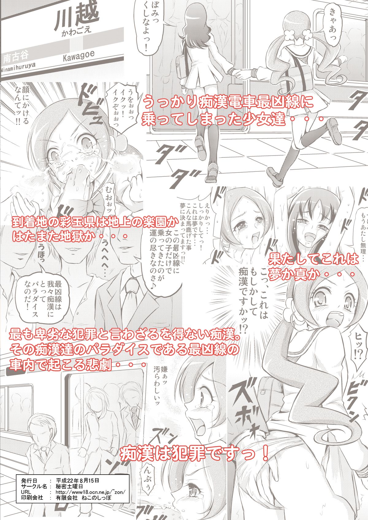 [Himitsu Doyoubi (Matsutaka Zon)] Ukkari!? Chikan Densha Saikyou-sen ni Nocchaimashita!! (HeartCatch PreCure!) [Digital] page 22 full