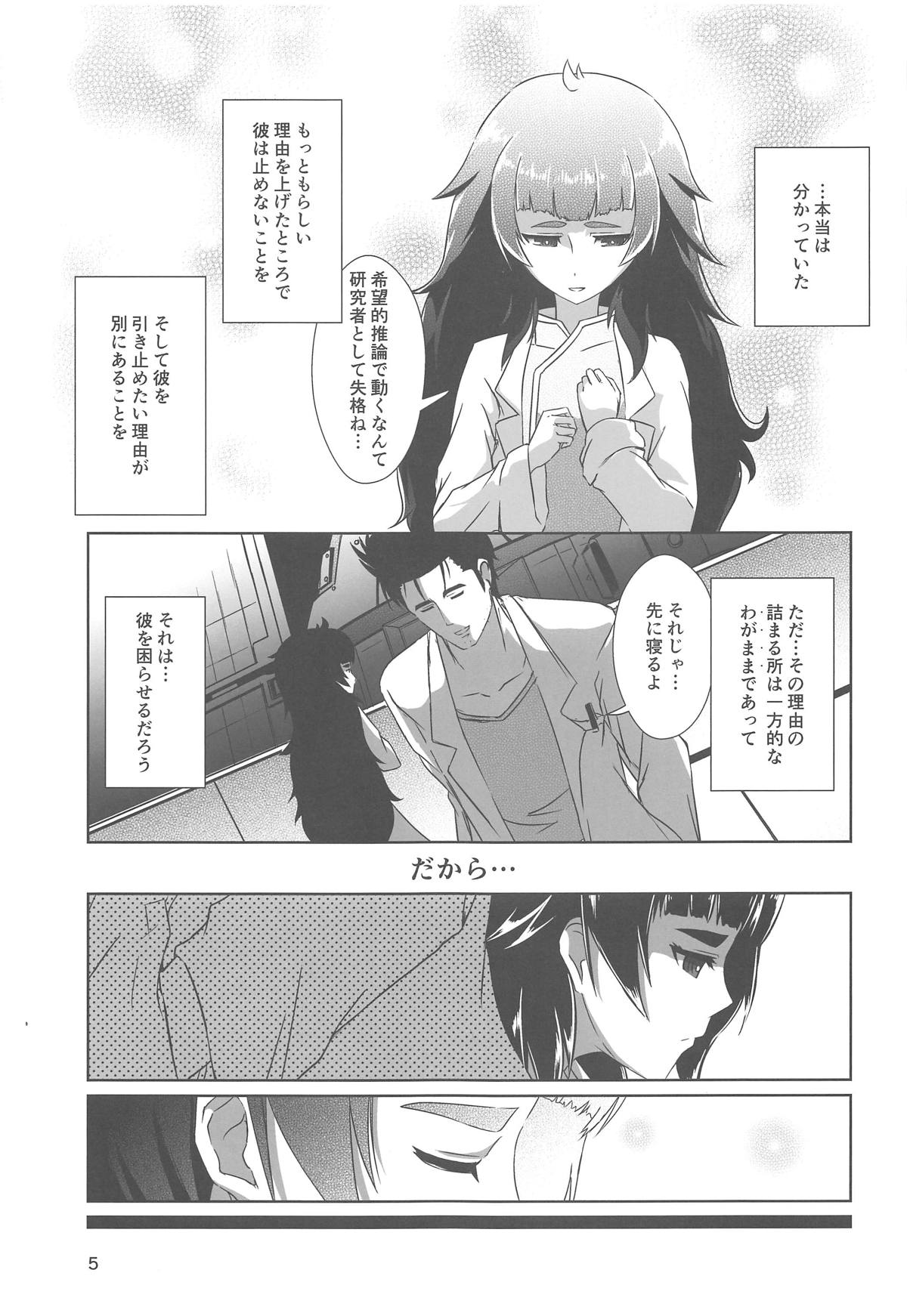 (Chaos Gate Notes! 13) [descendant of LOKIS (Hati)] Soushisouai no NG Word (Steins;Gate 0) page 4 full