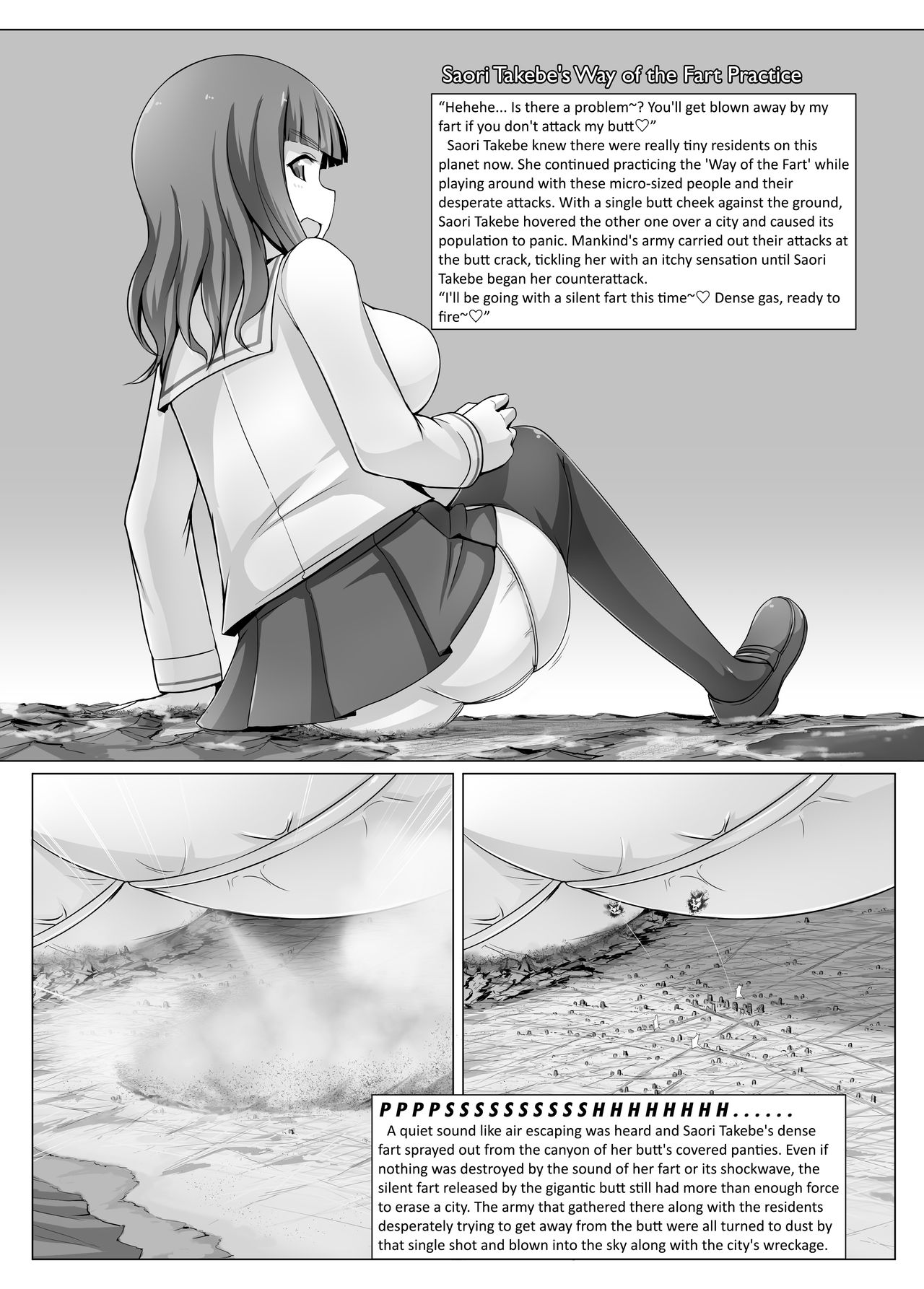 [Ochikonium (Terada Ochiko)] Chou Kyodai Takebe Saori-dono (Girls und Panzer) [English] [Digital] page 7 full