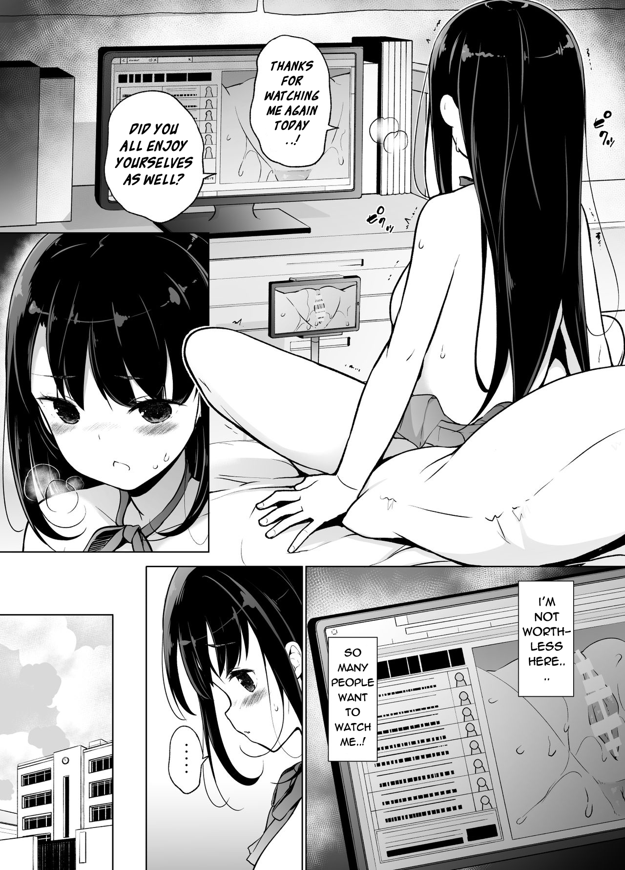 [Massaratou (Motomushi)] Jimi na Watashi ga Ero Haishin Suru Riyuu [English] page 4 full