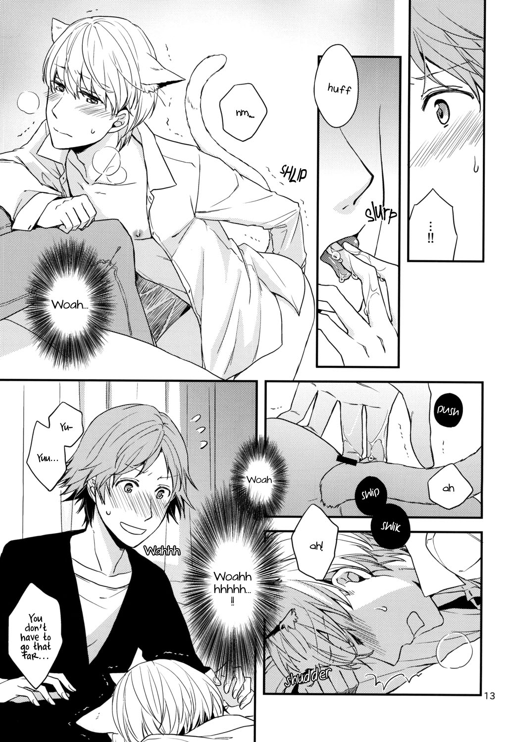 (C83) [Swallow Sky (Rihara)] CRAZY CAT LOVER (Persona 4) [English] [Kuro] page 12 full