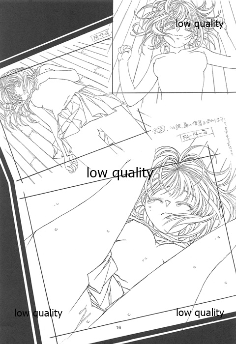 (C60) [大人の童話 (竹井正樹)] Flutter of birds 線画集 page 15 full