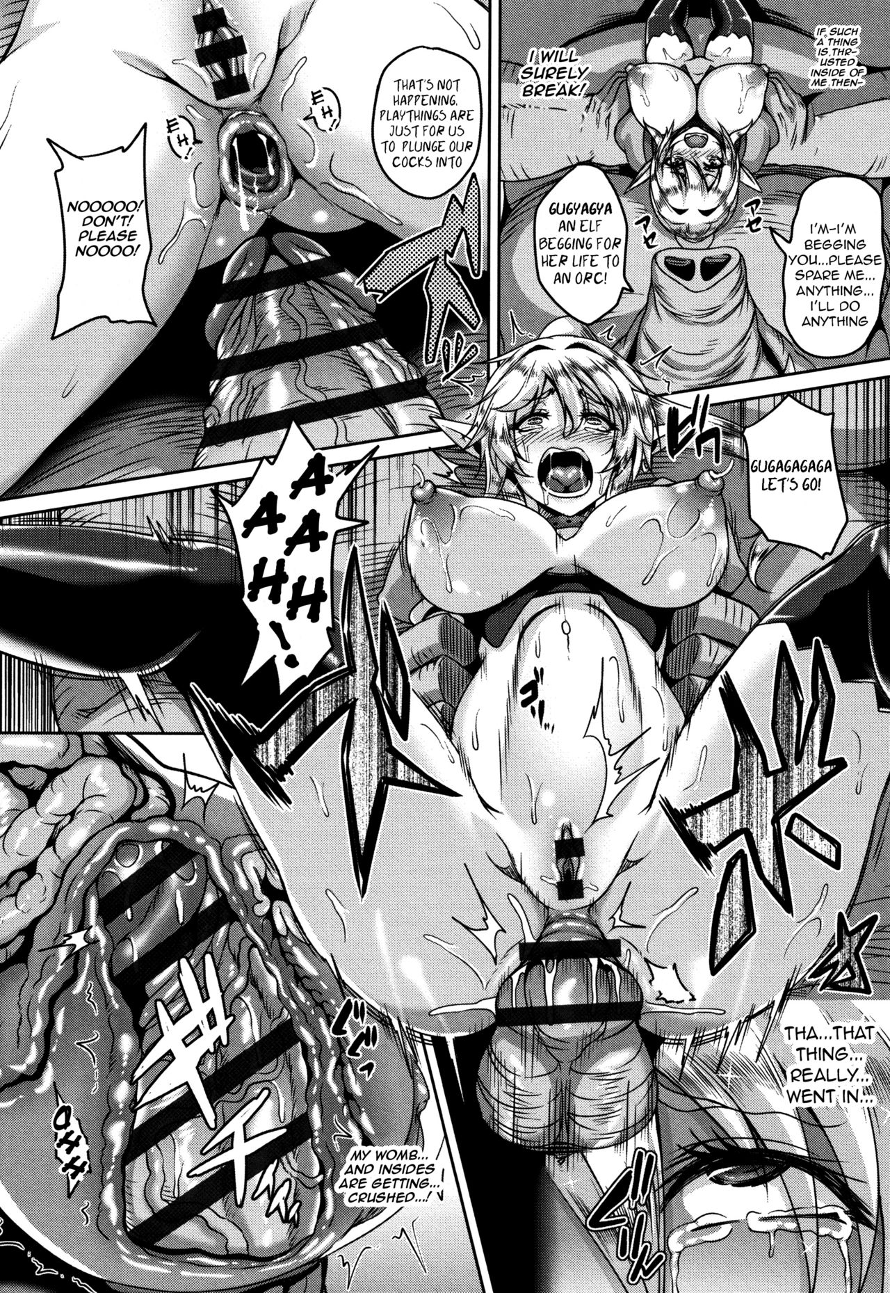 [Kazuhiro] Orc Senyou Aigan Anelf | The Orc's Analfuck Pet (Aijou no Injoku Elf) [English] [Stopittarpit] page 10 full