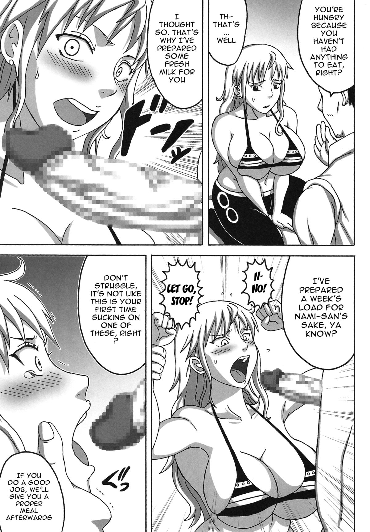 (COMIC1☆8) [Naruho-dou (Naruhodo)] Nami SAGA (One Piece) [English] {doujin-moe.us} page 4 full
