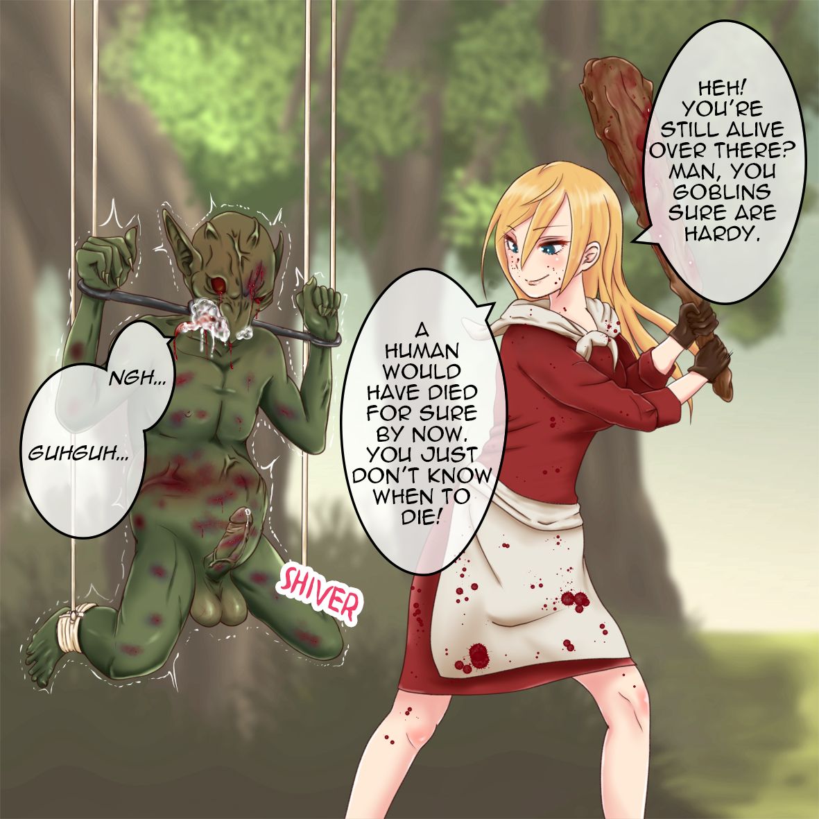 [Hisano] Zetsubou no Goblin 1 [English] {Hennojin} [Decensored] page 9 full