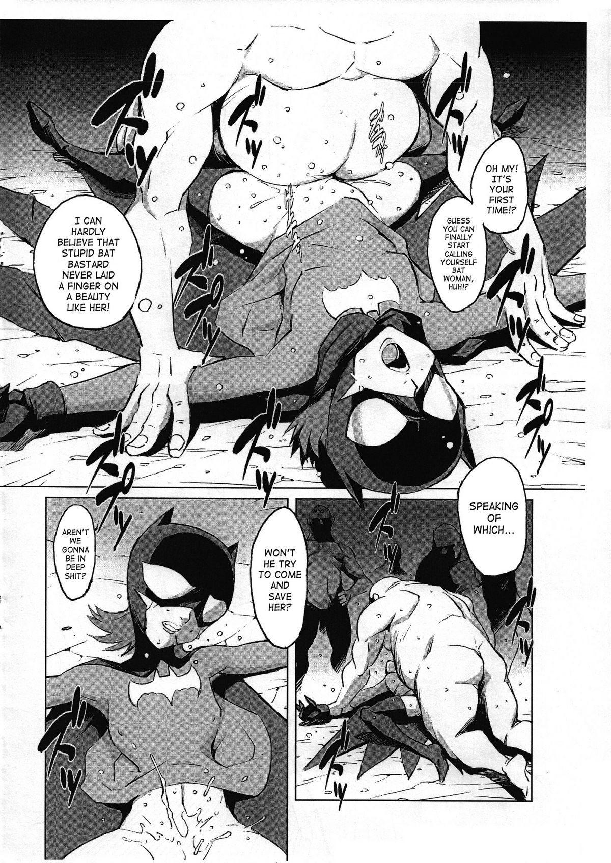 (C74) [Hanshi x Hanshow (NOQ)] Stray Bat (Batman) [English] [SaHa] page 9 full