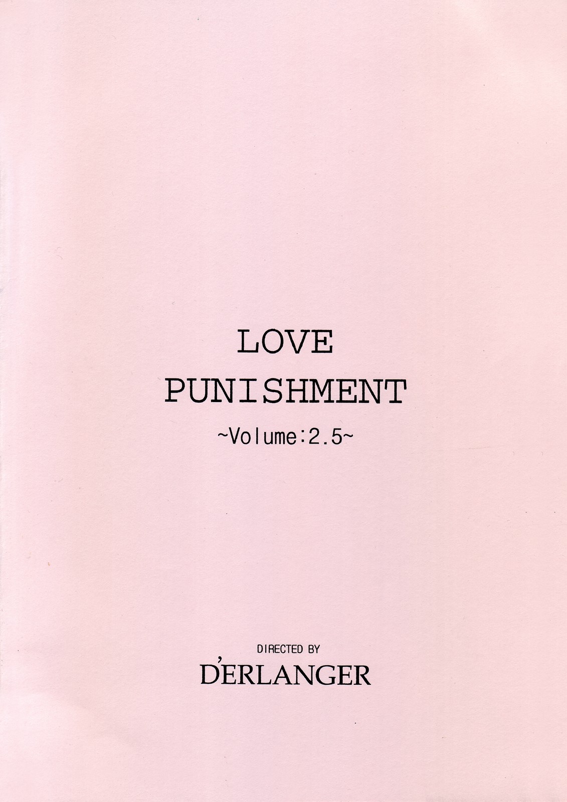 [D'ERLANGER (Yamazaki Show)] LOVE PUNISHMENT VOLUME:2.5 page 16 full