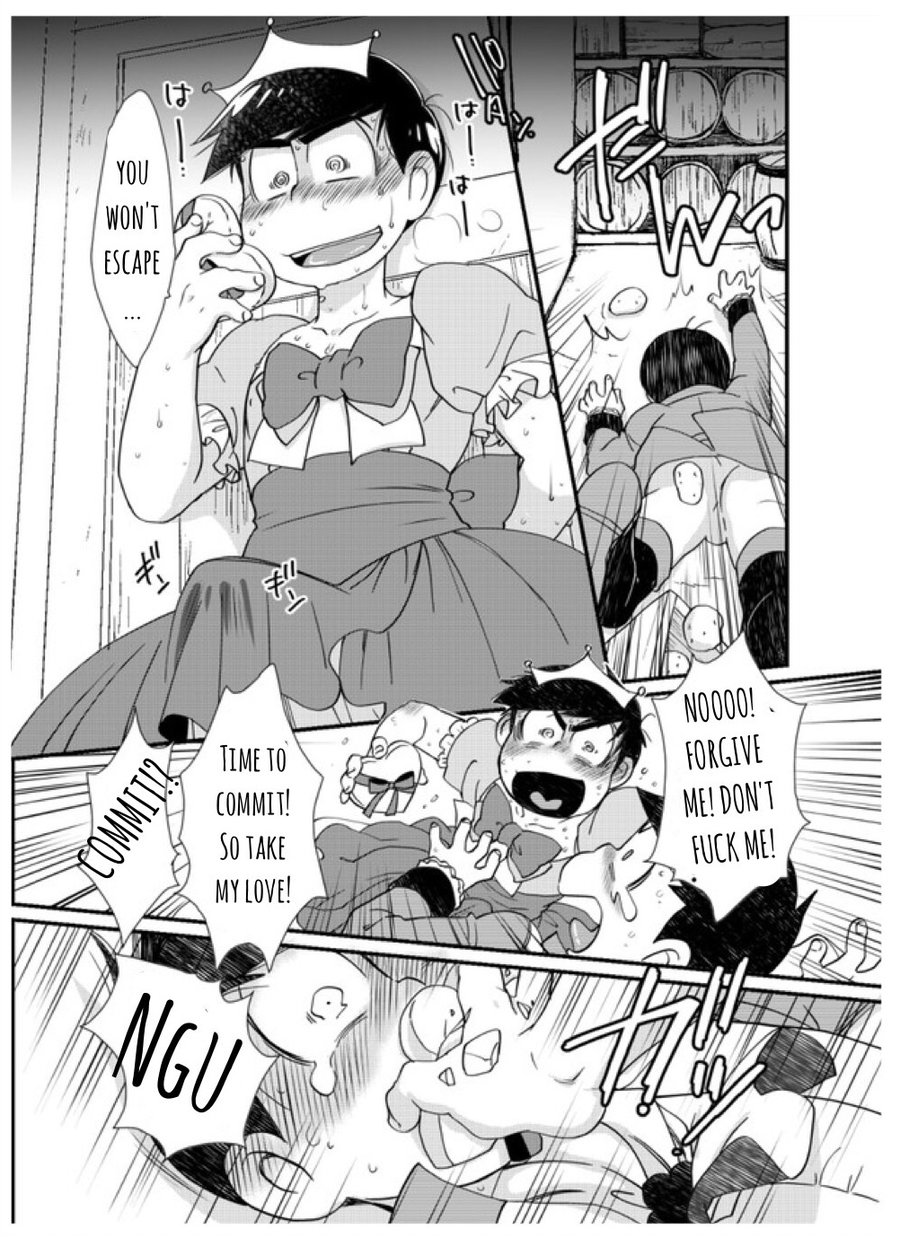 (Osoroi no Koi dakara 2) [MatsuCha. (Maccha)] Ouji-sama! Chou Nigete! | Prince! Hurry and Run! (Osomatsu-san) [English] page 6 full