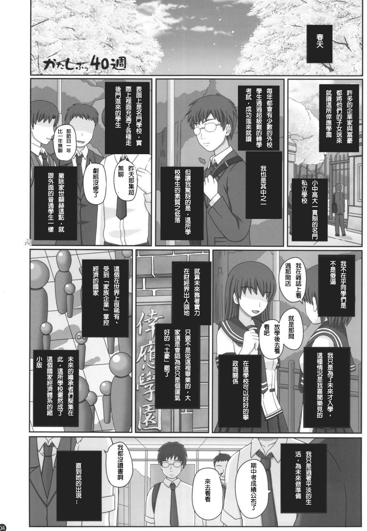 (C88) [Shiawase Kyouwakoku (Shiawase no Katachi)] Katashibu 40-shuu + Kaijou Genteibon [chinese] [璃頭個人翻譯] page 5 full