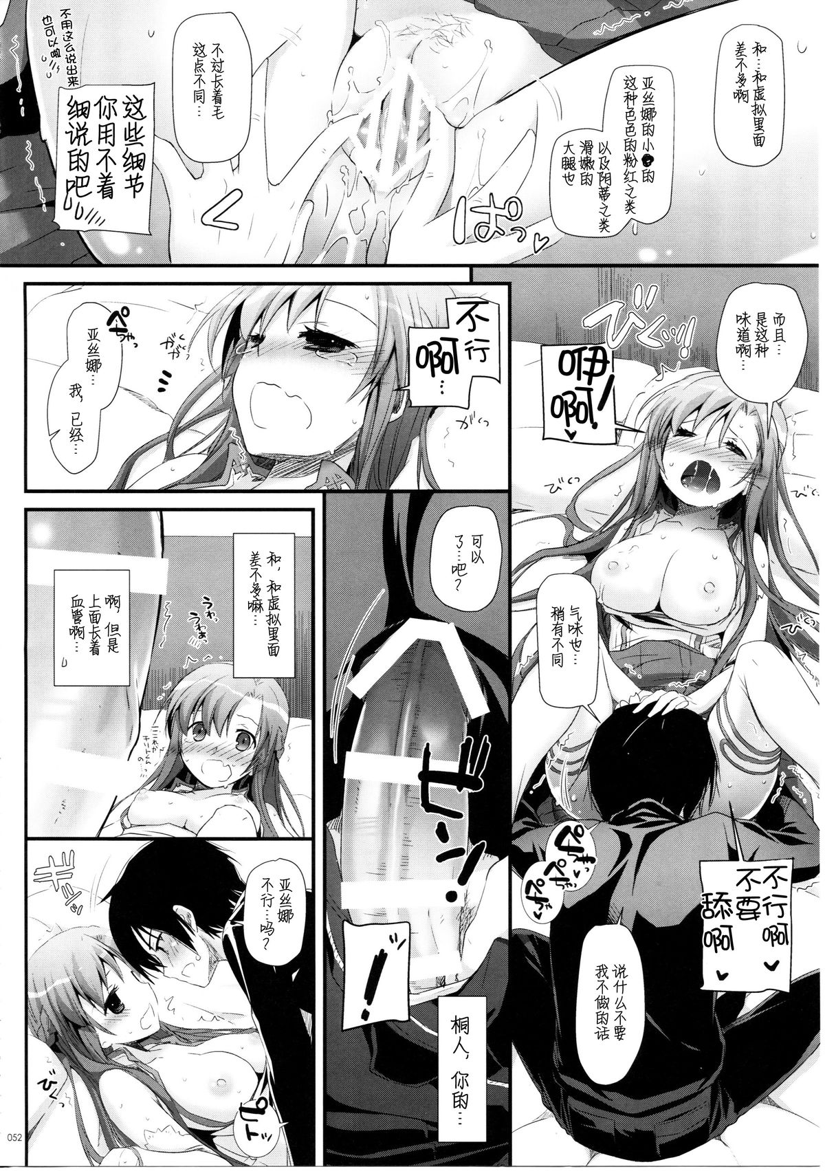 (C86) [Digital Lover (Nakajima Yuka)] DL AW&SAO Soushuuhen (Accel World, Sword Art Online) [Chinese] [脸肿汉化组] page 52 full