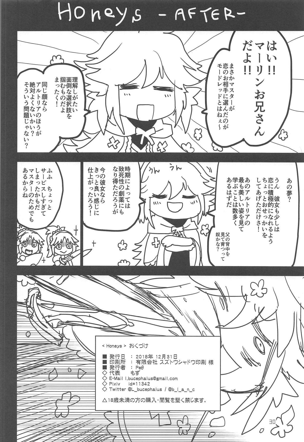 (C95) [Peθ (Mozu)] Honeys (Fate/Grand Order) page 29 full