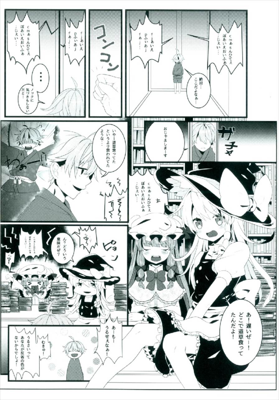 (Shuuki Reitaisai 4) [Dai ③ no Shippo (ATM)] Ecchi na Gensoukyou ~Patchouli to Ecchi na Mahou Hen~ (Touhou Project) page 5 full