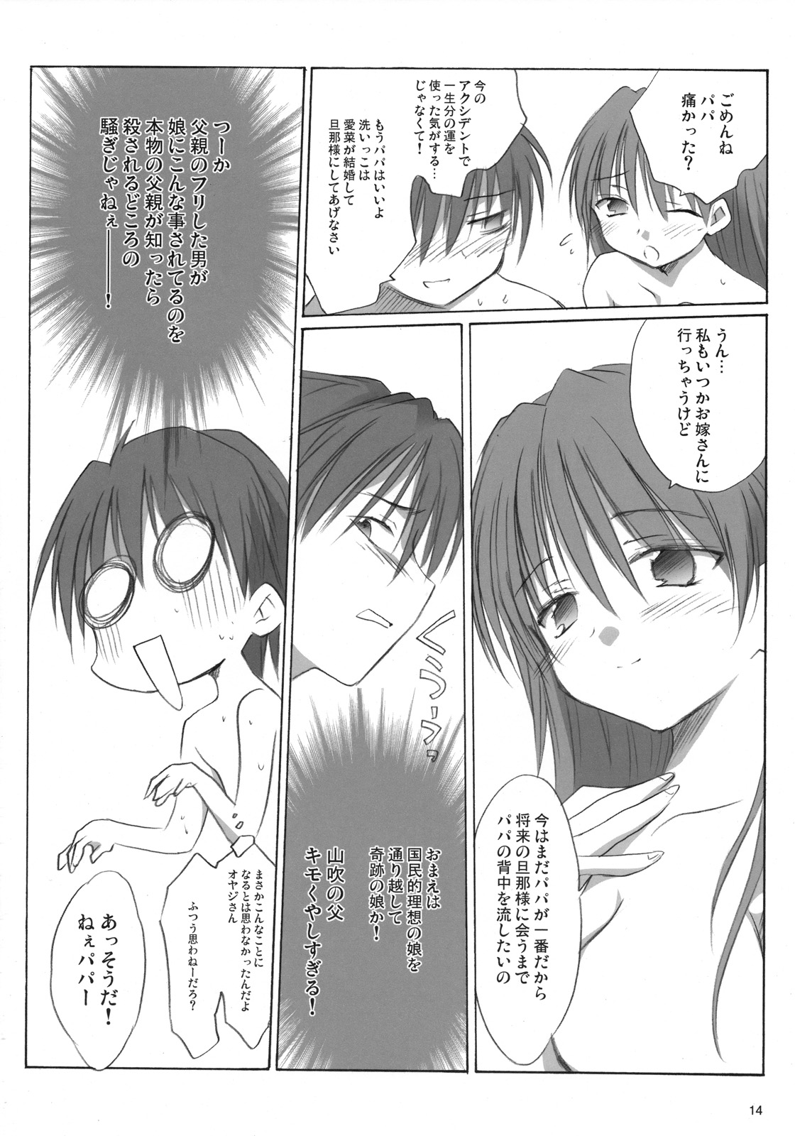 (C73) [Mizukidou (Mizuki Takehito)] My Brave Daddy page 13 full