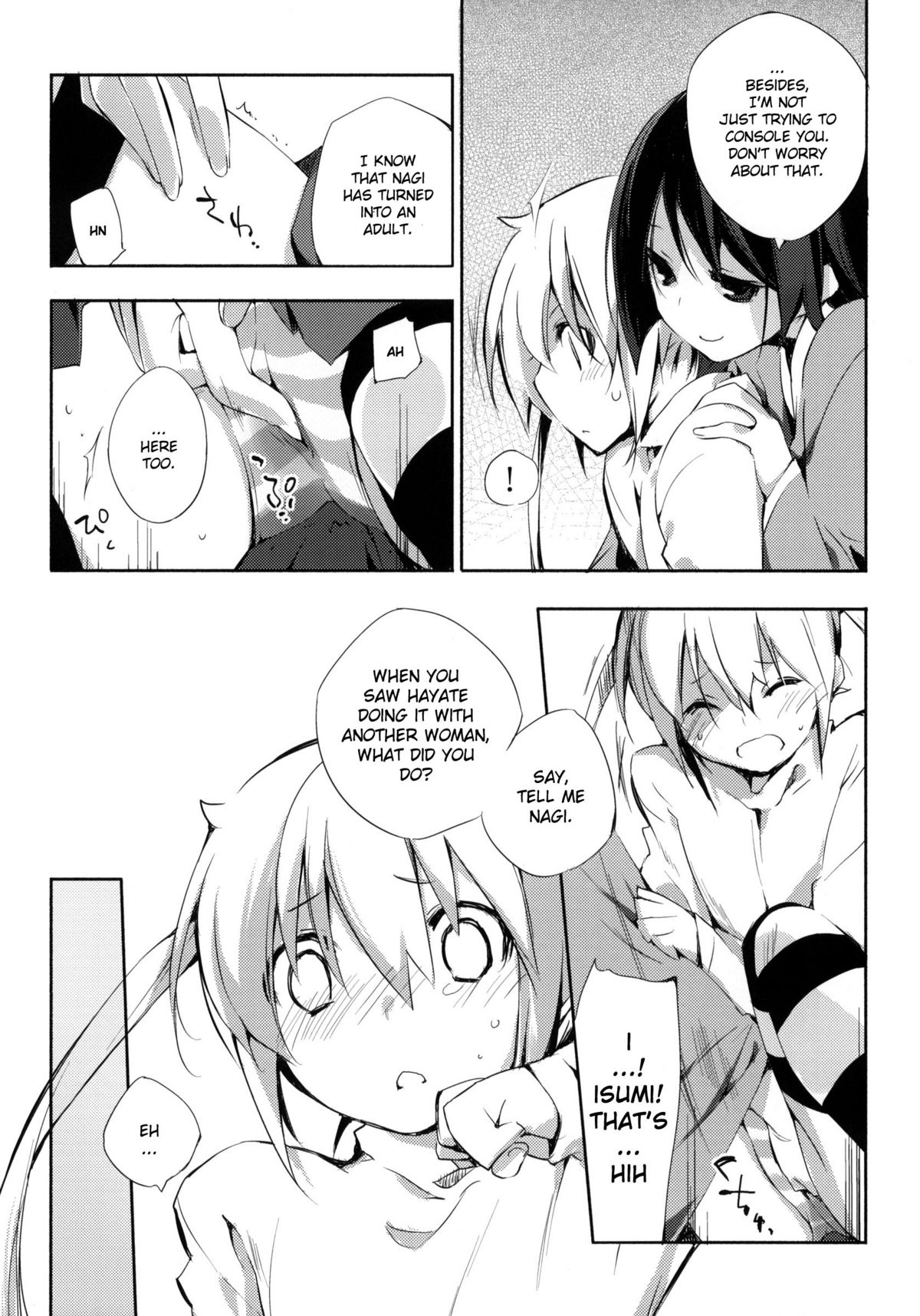 (C76) [Mono x Chro (Kokonoka)] Kataomoi kara Kataomoi made. | From one Unrequited Love to Another (Hayate no Gotoku!) [English] [YQII] page 7 full