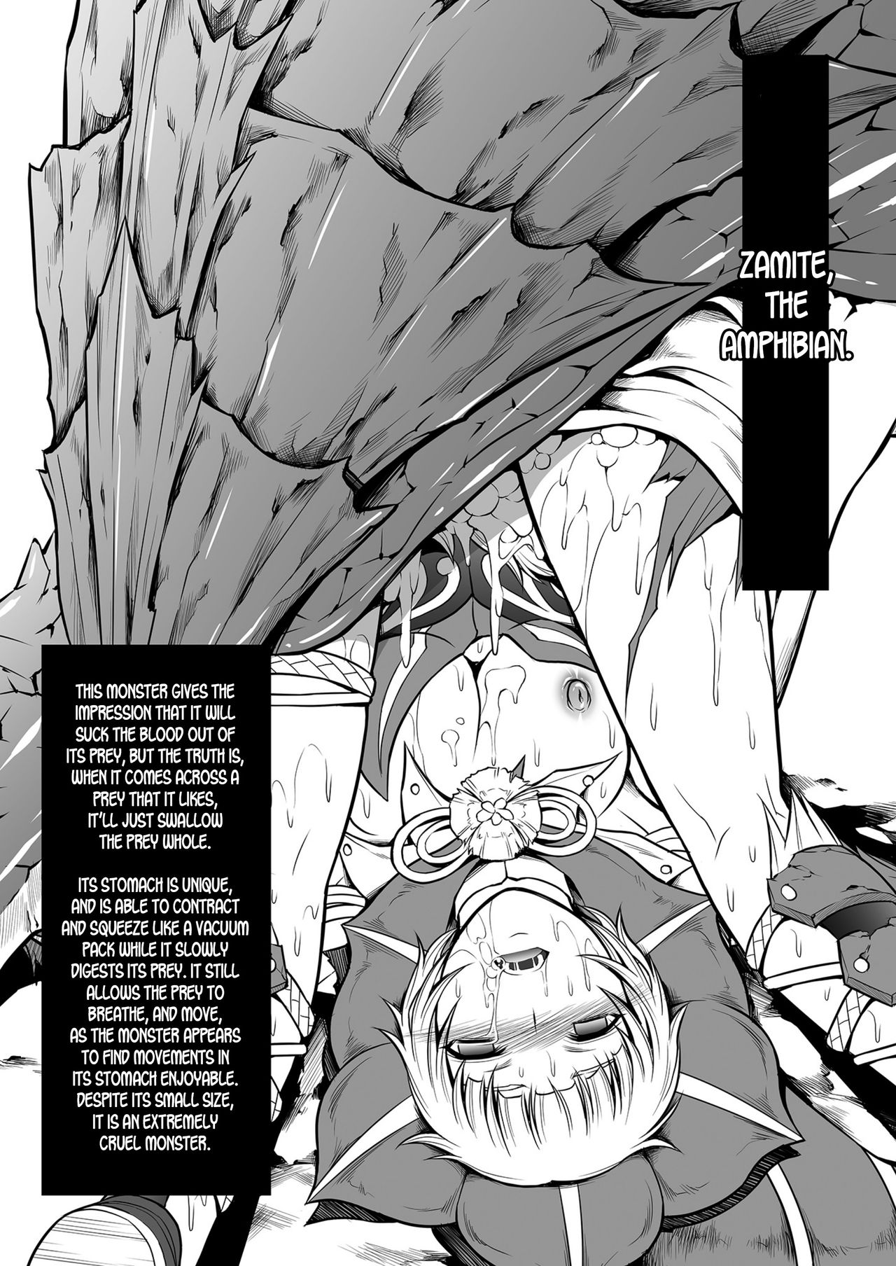 [Yokohama Junky (Makari Tohru)] Monster Seitai Houkokusho | Monster Ecology Report (Monster Hunter) [English] [desudesu] [Digital] page 4 full