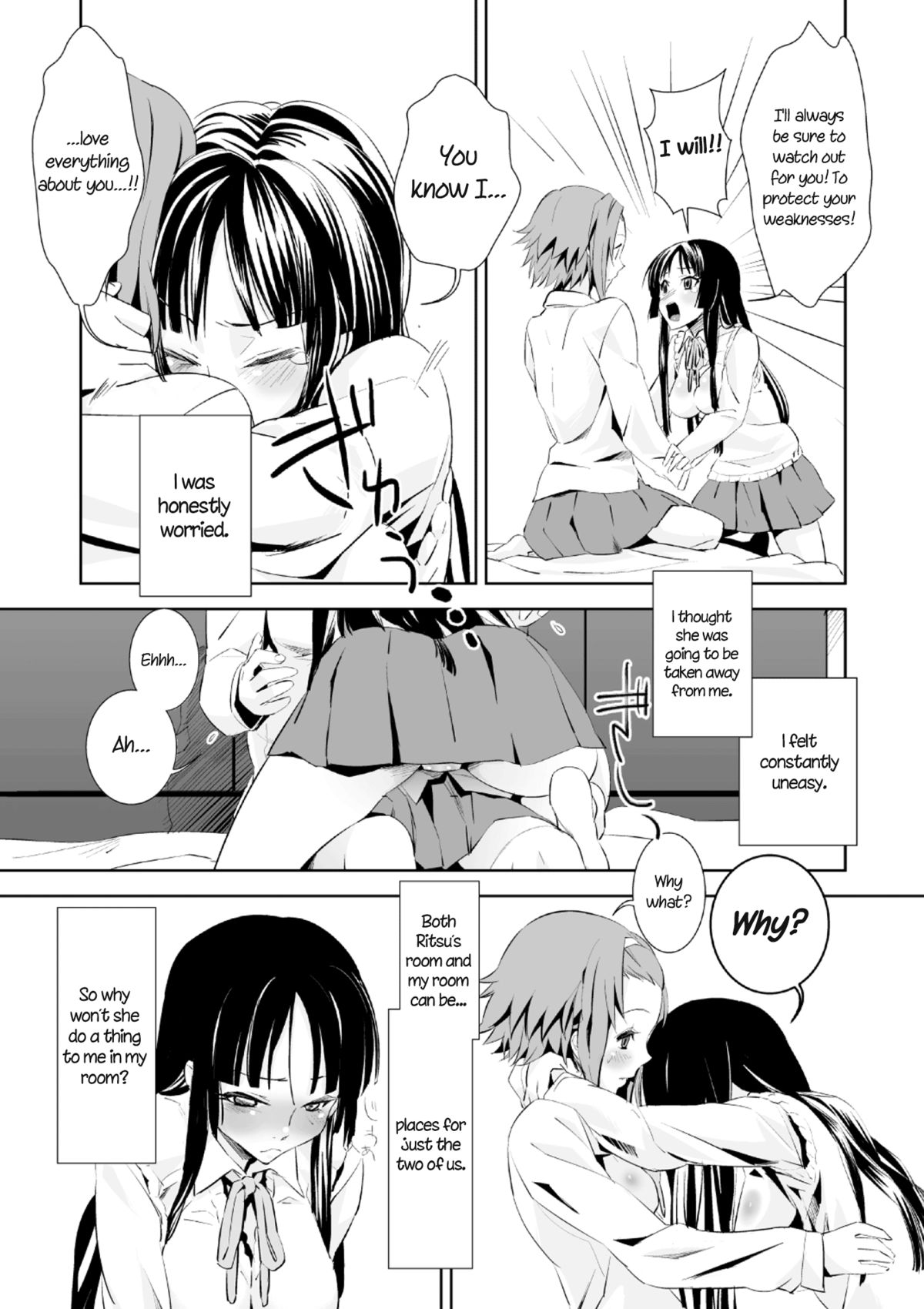 [BAKA to HASA me (Tsukai You)] AI-IRO (K-ON!) [English] [Yuri-ism] [Digital] page 8 full