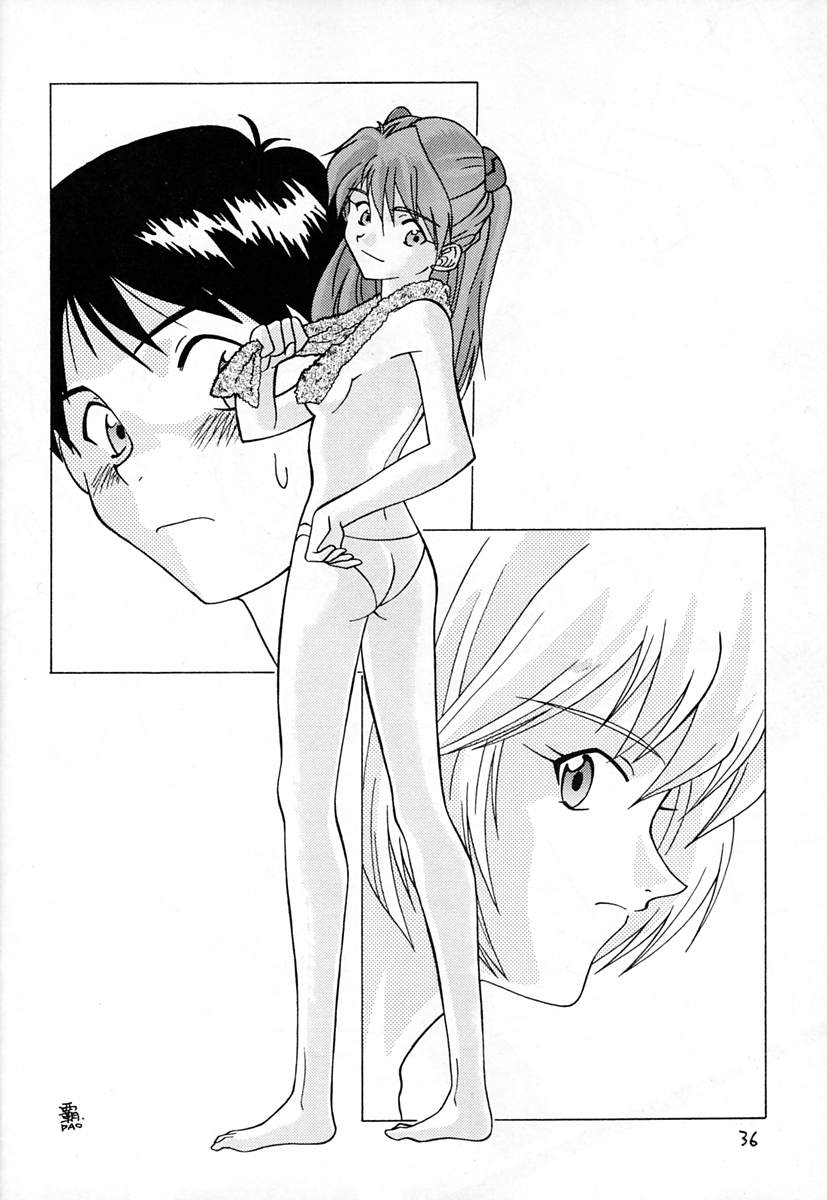 (C49) [Housoutou (TAGRO)] Ayanami (Neon Genesis Evangelion) page 35 full