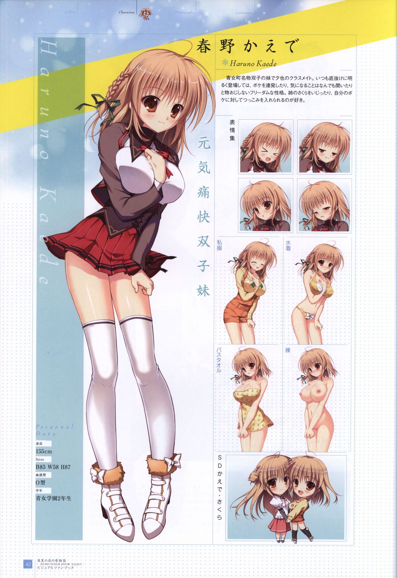 Manatsu no Yoru no Yukimonogatari -MIDSUMMER SNOW NIGHT-  Visual Fanbook page 43 full