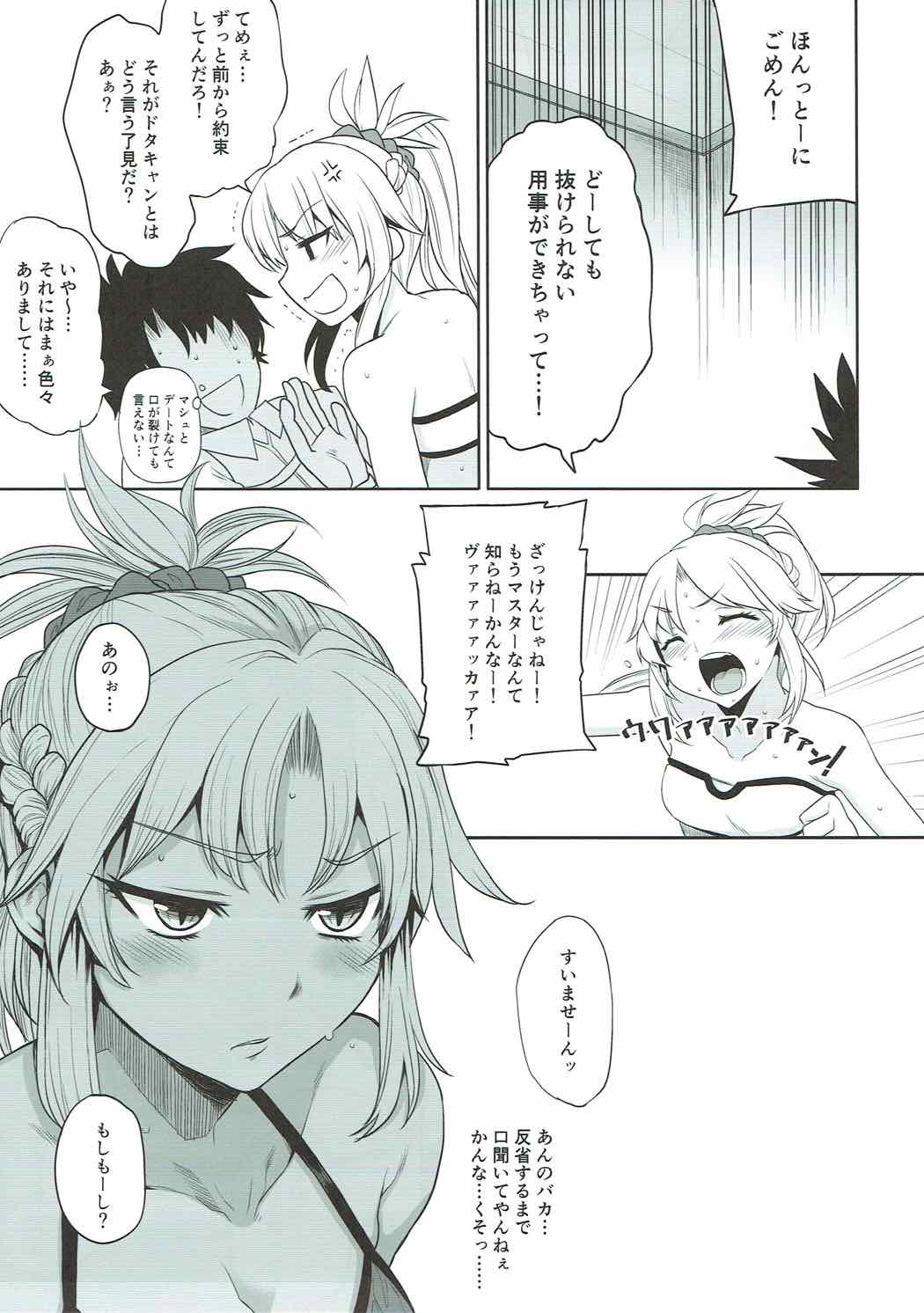 (COMIC1☆12) [Rorinoutage (Shimantogawa)] Mo-san to Charao to Oil Massage to (Fate/Grand Order) page 4 full