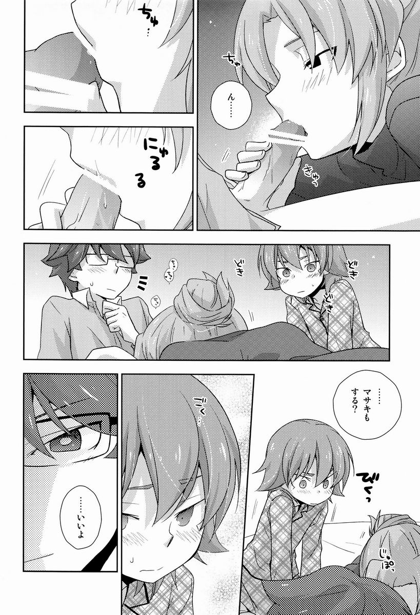 (C83)[Kinako Gyuu Nyuu (Tomoharu)] Shachou to Hisho to, (Inazuma Eleven GO) page 11 full