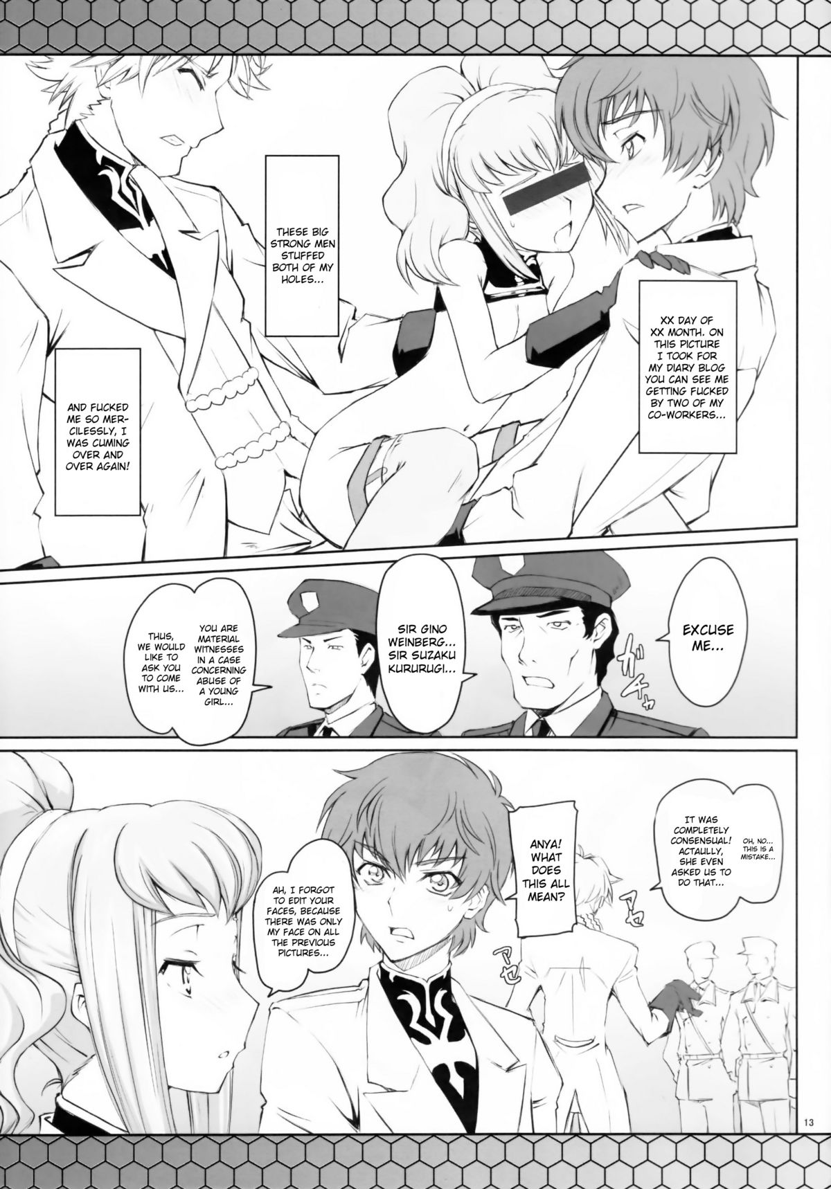 (C74) [Zi (Mutsuki Ginji)] CodeBLUE (CODE GEASS: Lelouch of the Rebellion) [English] {doujin-moe.us} page 13 full