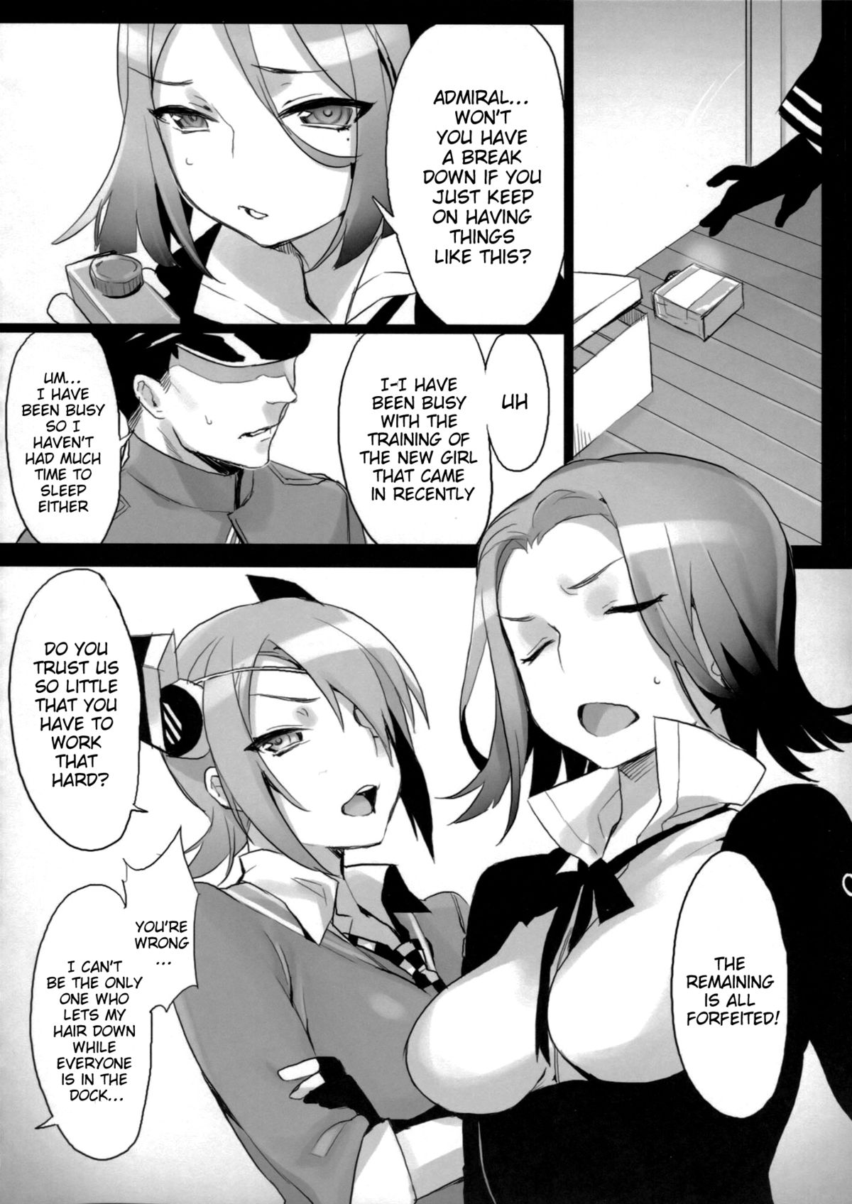 (C85) [Koi no Danmenzu (Iroito)] Zenryoku Kyoushuu Seyo  | Full-Force Assault Event (Kantai Collection) [English] {doujin-moe.us} page 6 full