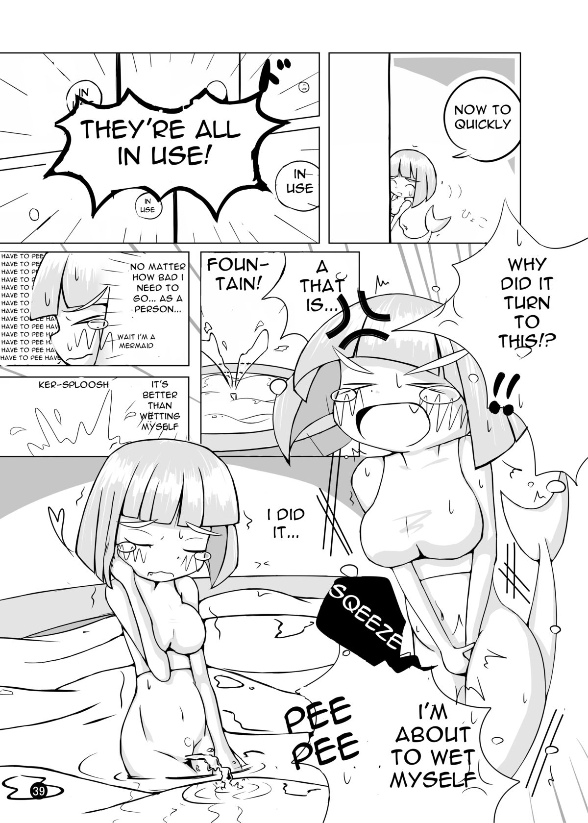 [Circle Ao Kurage (Ao Kurage)] Ma, Mazoku wa Toilet toka Ikanaishi!! | D-Demons Don't use the Bathroom!! [English] [Digital] page 40 full