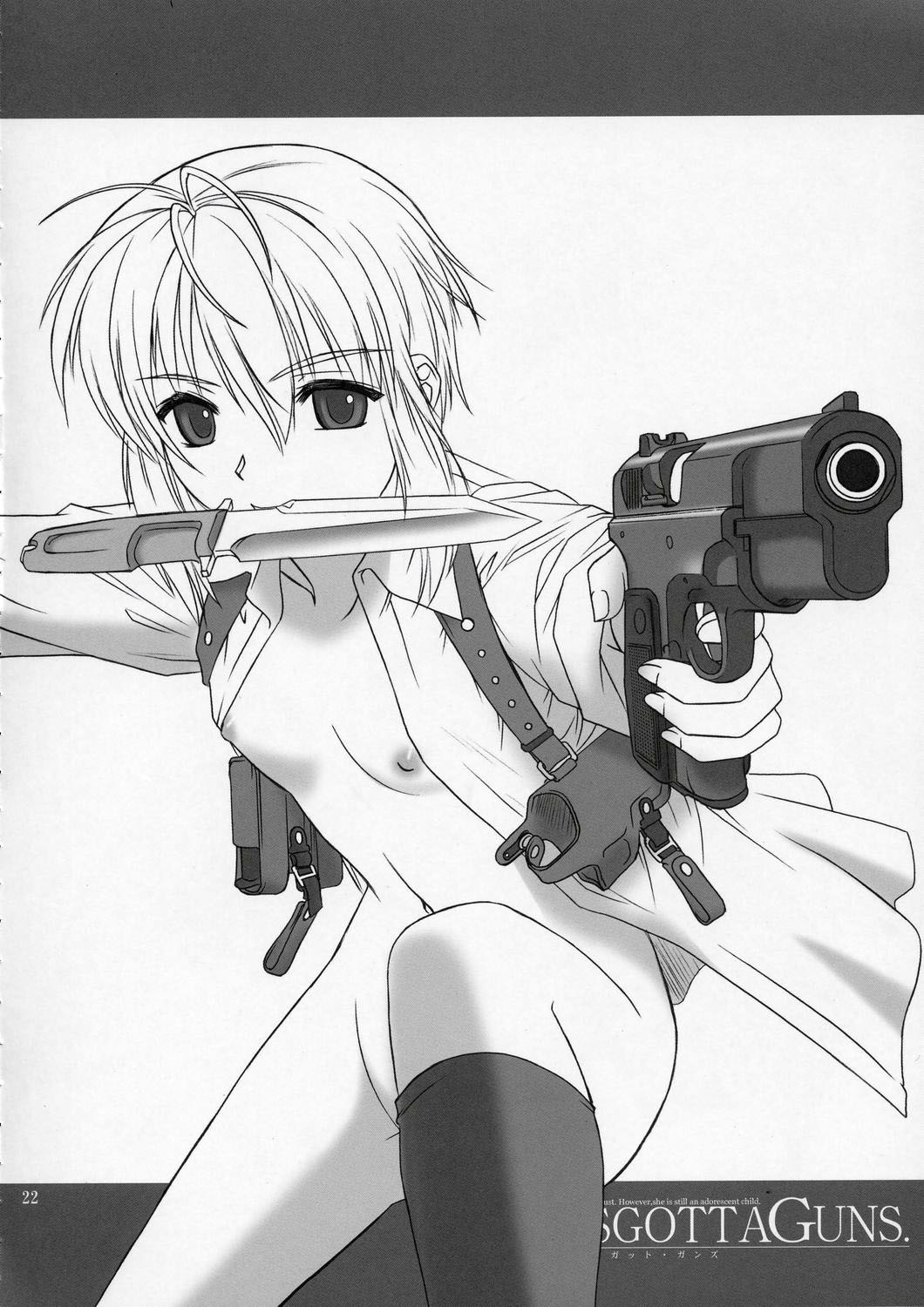 (C66) [SS109 (Tsutsumi Akari)] Girls Gotta Guns. Vol. 2 (Gunslinger Girl) [English] page 21 full