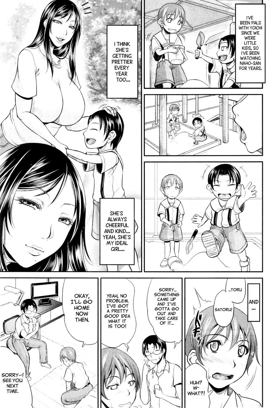 [Toguchi Masaya] Mama to O-Mamagoto | Playing House with Mama (COMIC MILF 2012-10 Vol. 9) [English] (Swixy Woot) page 3 full