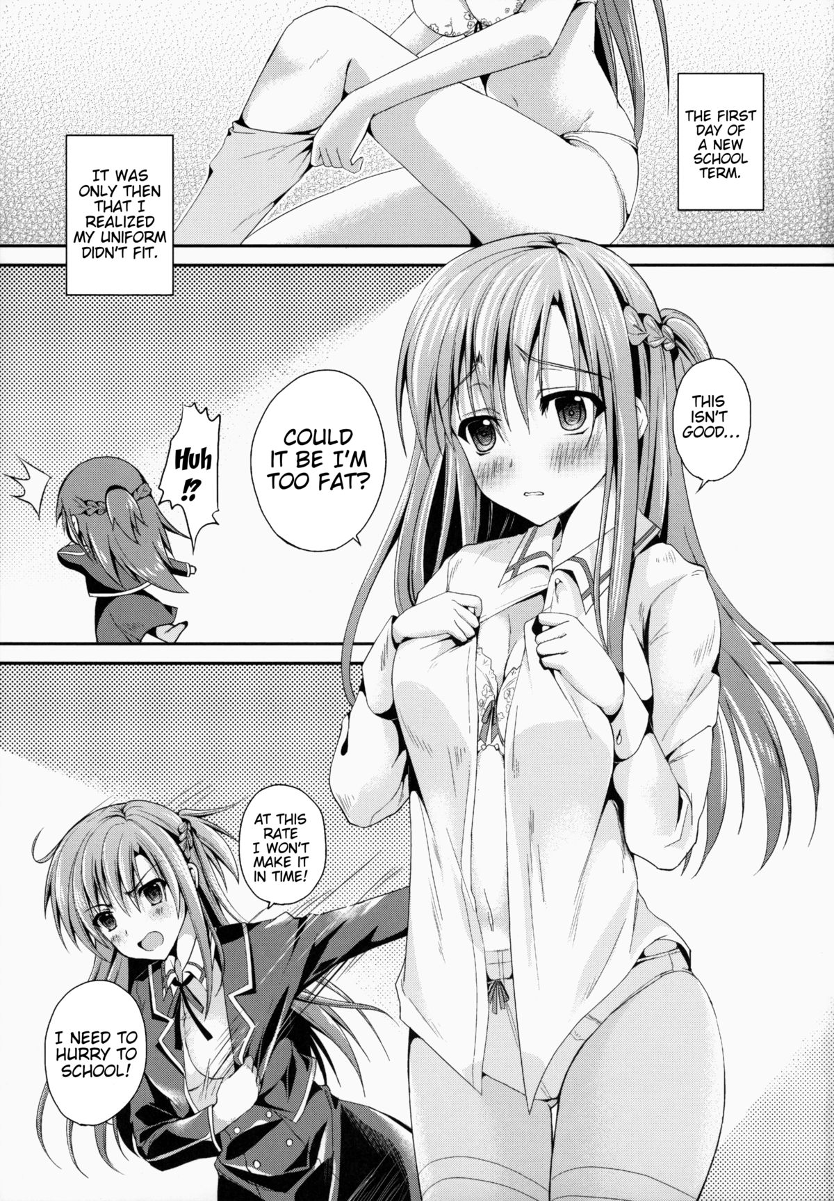 (SC63) [TwinBox (Hanahanamaki, Sousouman)] Shishunki ni Nama de Nakadashi suru. | To Cum Inside Raw During Puberty. (Sword Art Online) [English] {doujin-moe.us} page 2 full