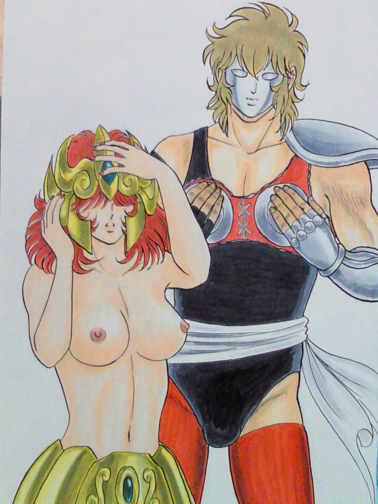 [Futaba γ] Messrs. Aioria and Marin (Saint Seiya) [Ongoing] page 8 full