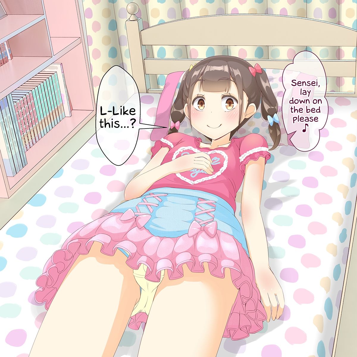 [Manaita] Sensei! Mogi Shiken de Jojisou Shitemite! | Sensei! Try dressing up like a little girl in a Mock Exam! [English] [Godofloli] [Digital] page 26 full