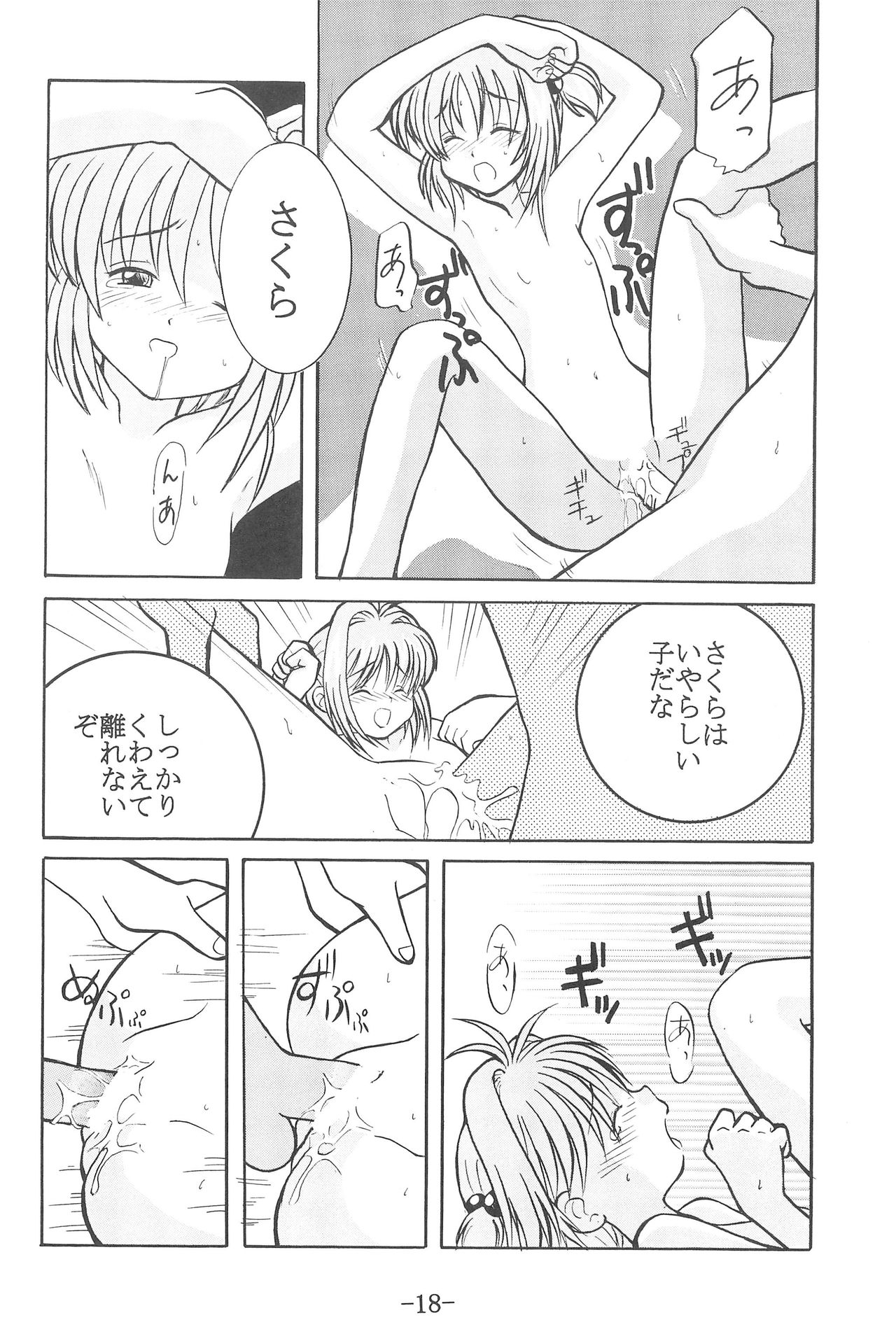 (C57) [Sune Girochin (Kisaragi Wataru)] CC Sakura Rentai Sekinin (Card Captor Sakura) page 17 full