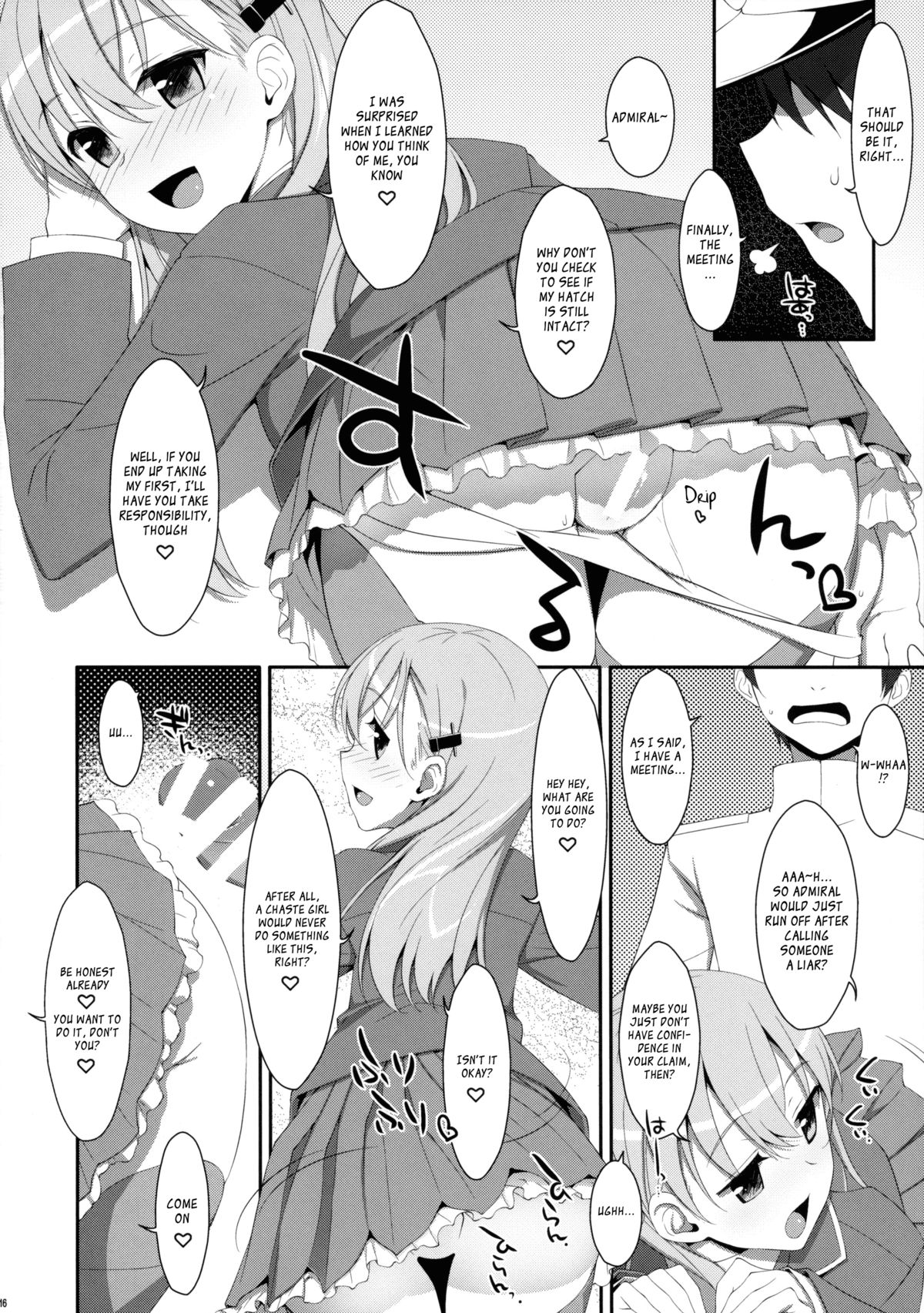 (C85) [TIES (Takei Ooki)] Dame Otoko Seizou Recipe (Kantai Collection -KanColle-) [English] [Kagoromo] page 16 full