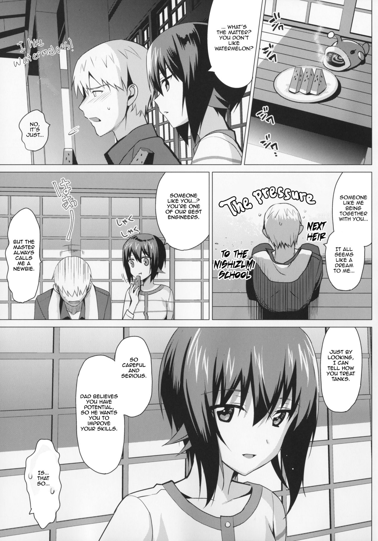 (C90) [abgrund (Saikawa Yusa)] LET ME LOVE YOU hajimete hen (Girls und Panzer) [English] [CutegirlsTL] page 4 full