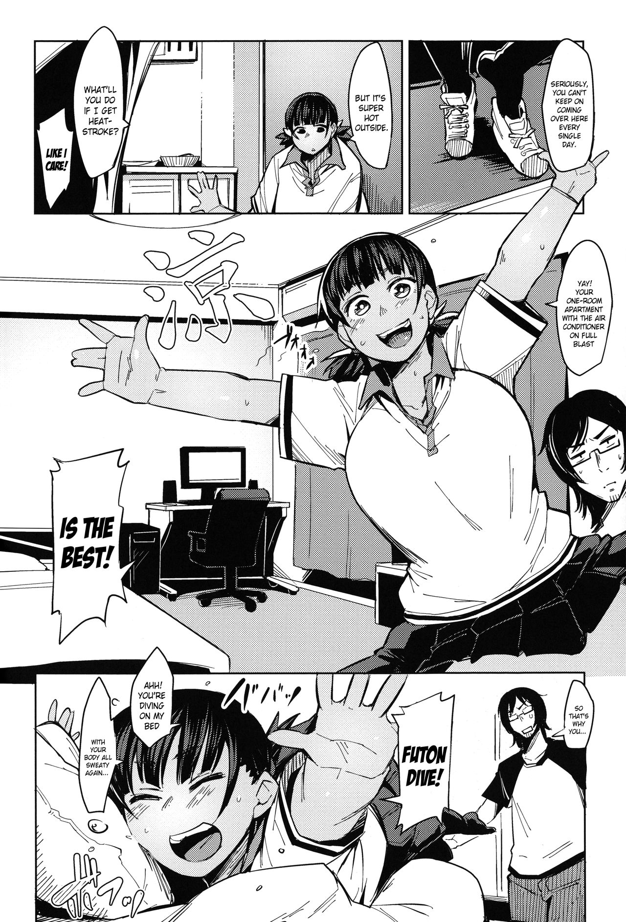 [Fukumaaya] Kakizaki Fitness (Megamori!) [English] [Crystalium] [Decensored] page 2 full