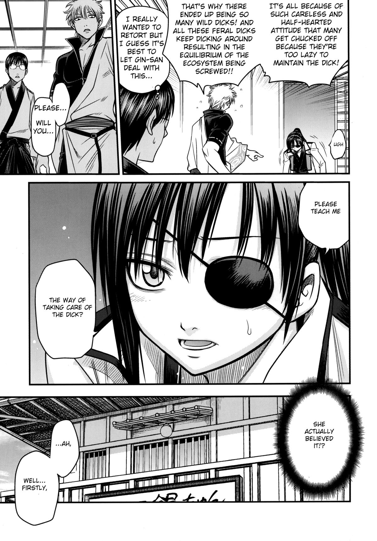 [Studio Tar (Kyouichirou)] Yagyuu Kyuu-chan no Inbou!! (Gintama) [English] [NEETouRyu Dojo] [Digital] page 6 full