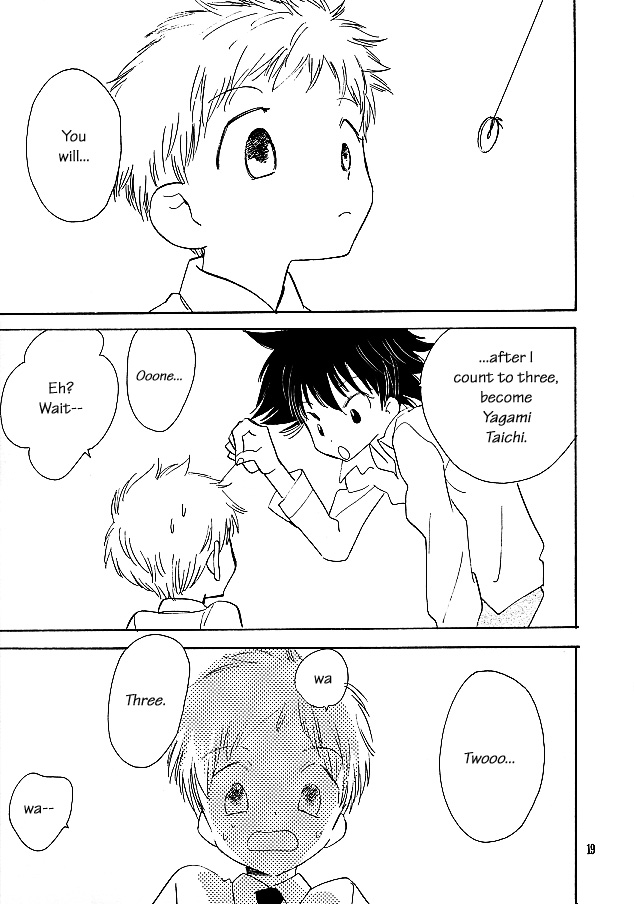 [SUMMER CHILD (Gin Kemeko)] Magic Mirror Kiss (Digimon Adventure) [English] [lelenaa] page 18 full